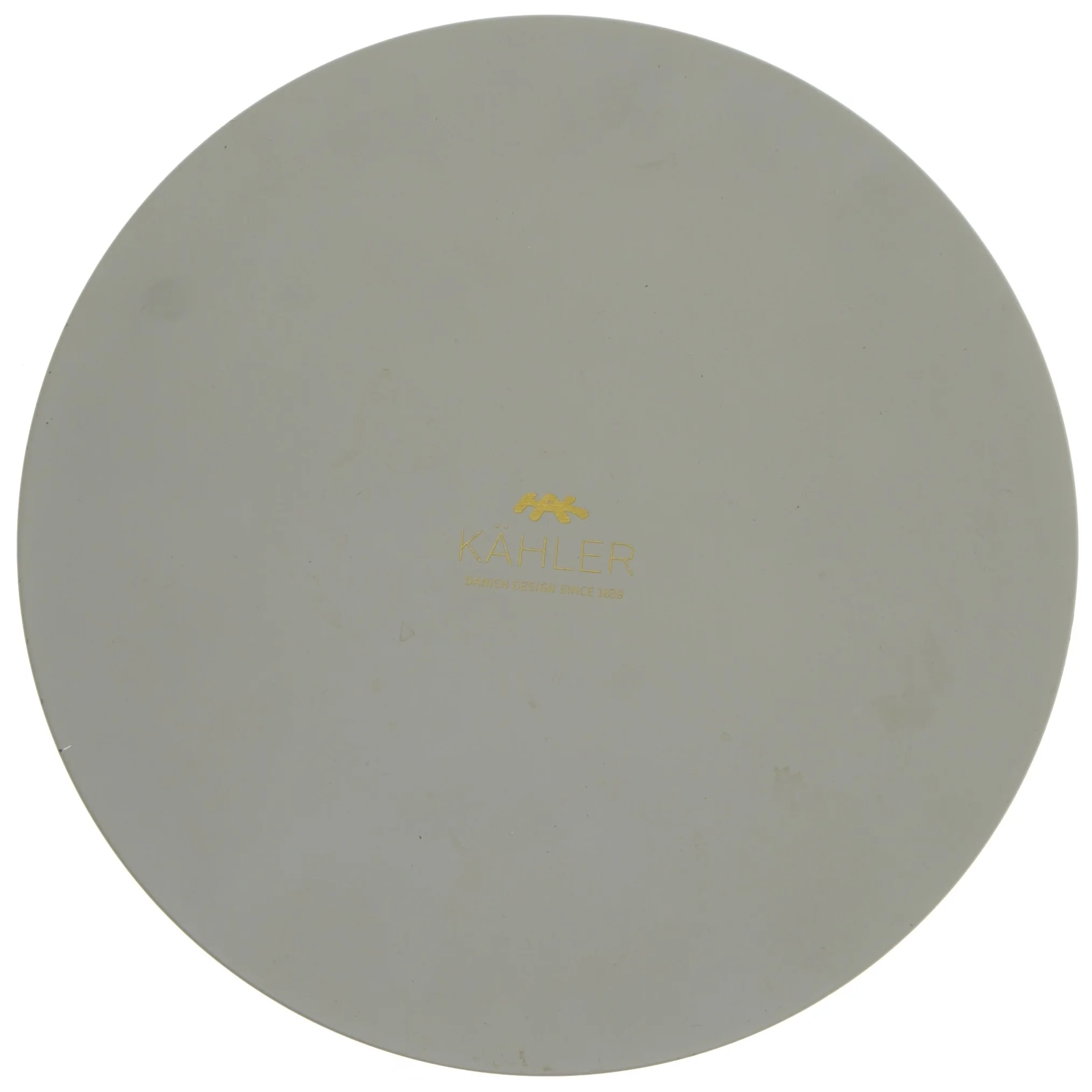 Rund opbevaringsdåse med låg fra Kähler (str. Ø 22 cm længde 9 cm)