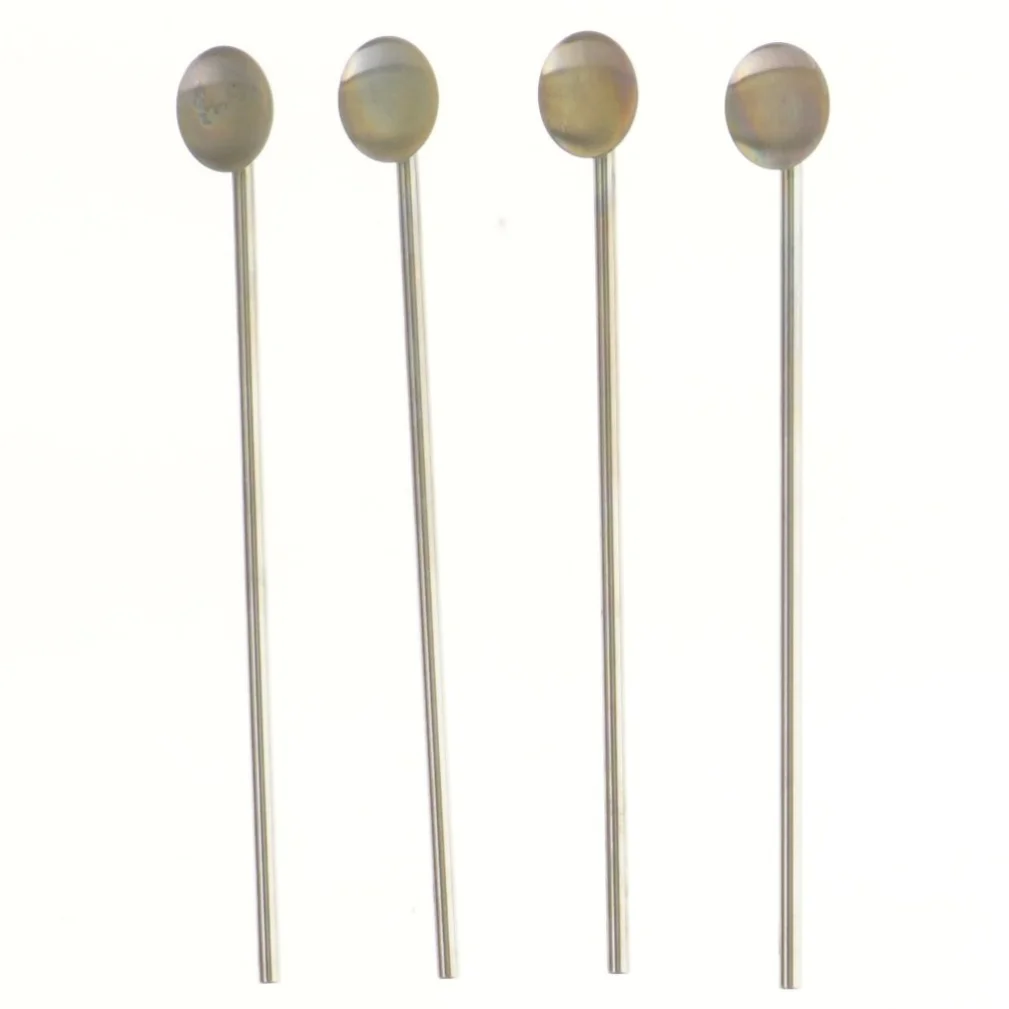 Cocktailpinde i metal, sæt af 4 (str. 4 styk, 20 cm)