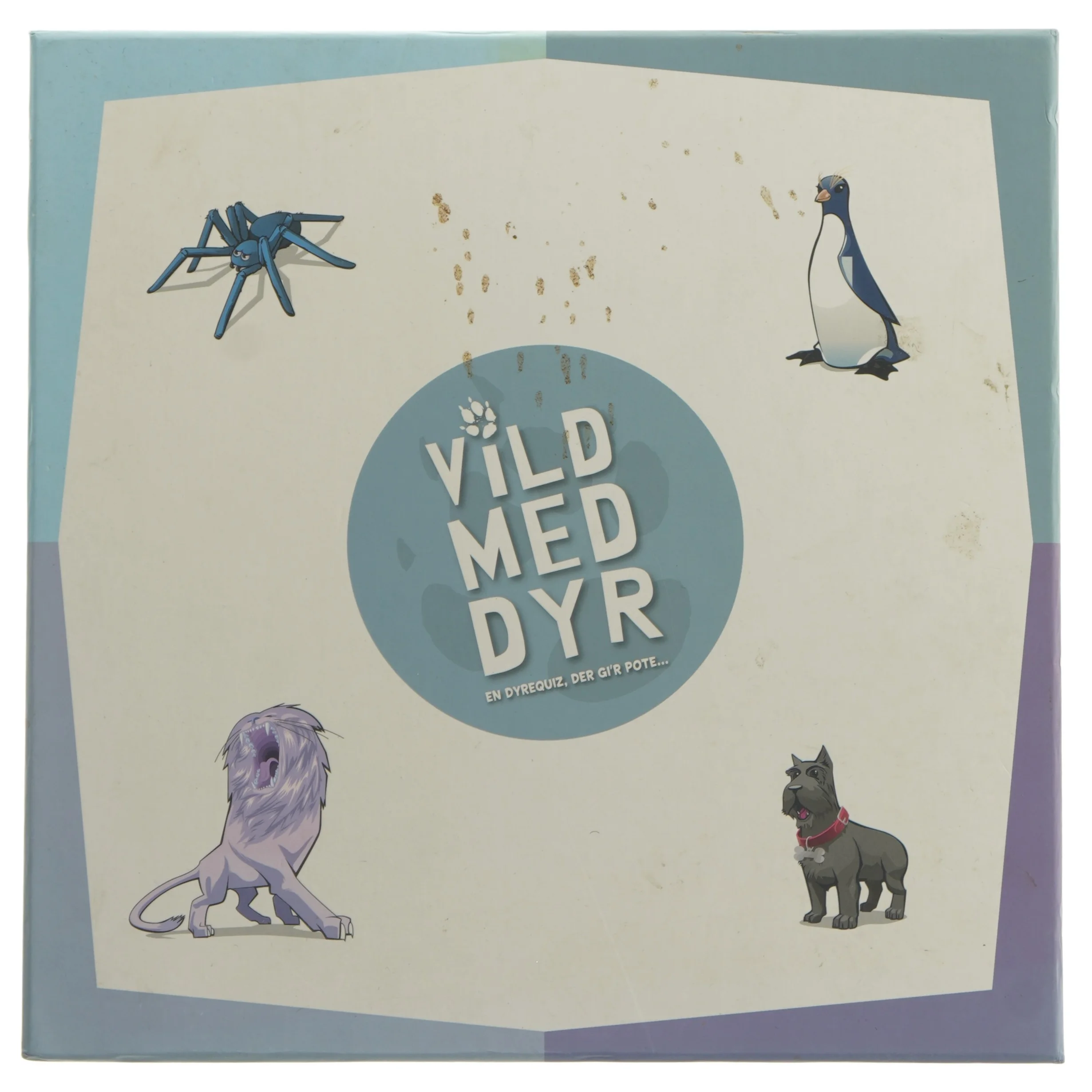 Vild med Dyr brætspil (str. 26,5x26,5 cm)