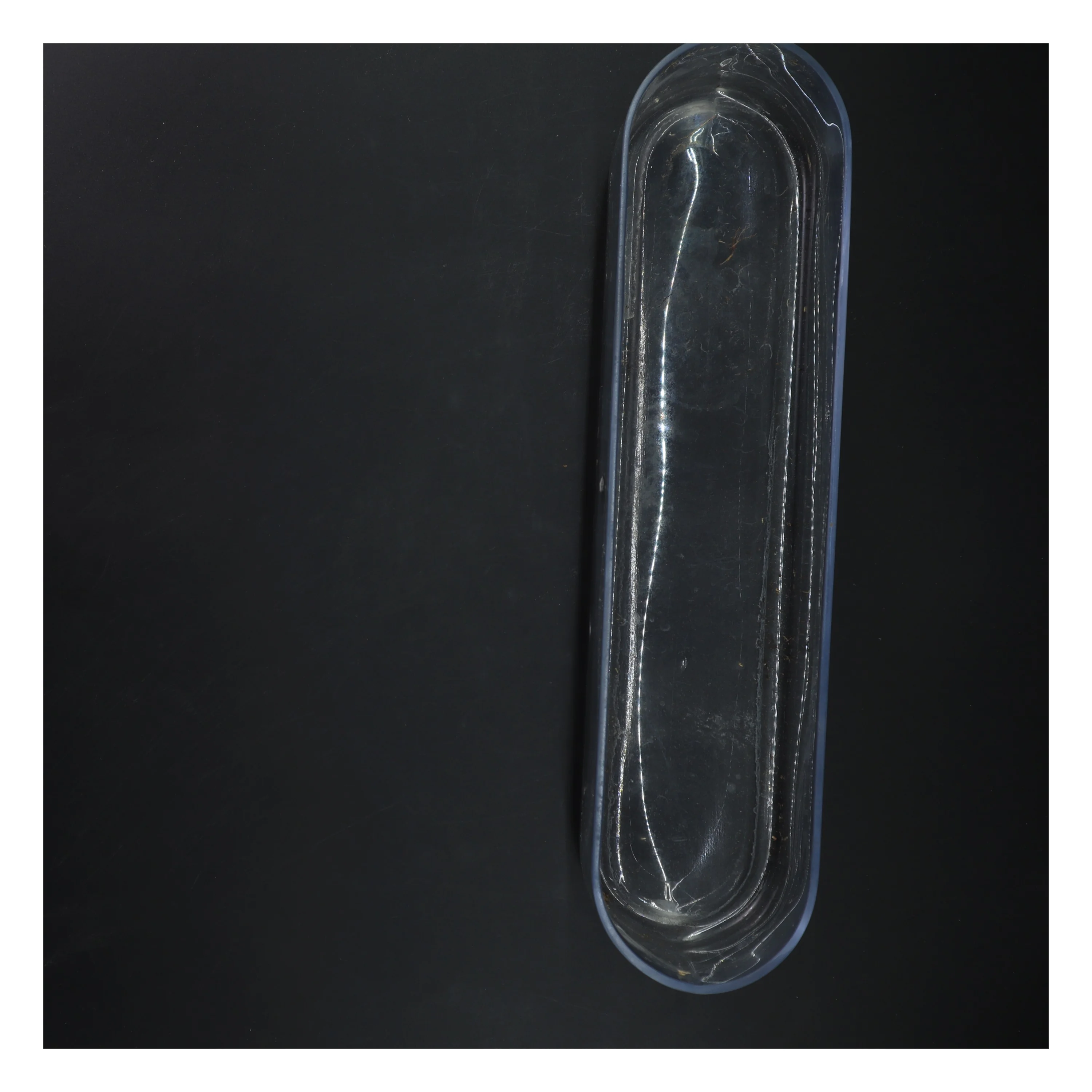 Lang glasbeholder (str. 37x9x8 cm)