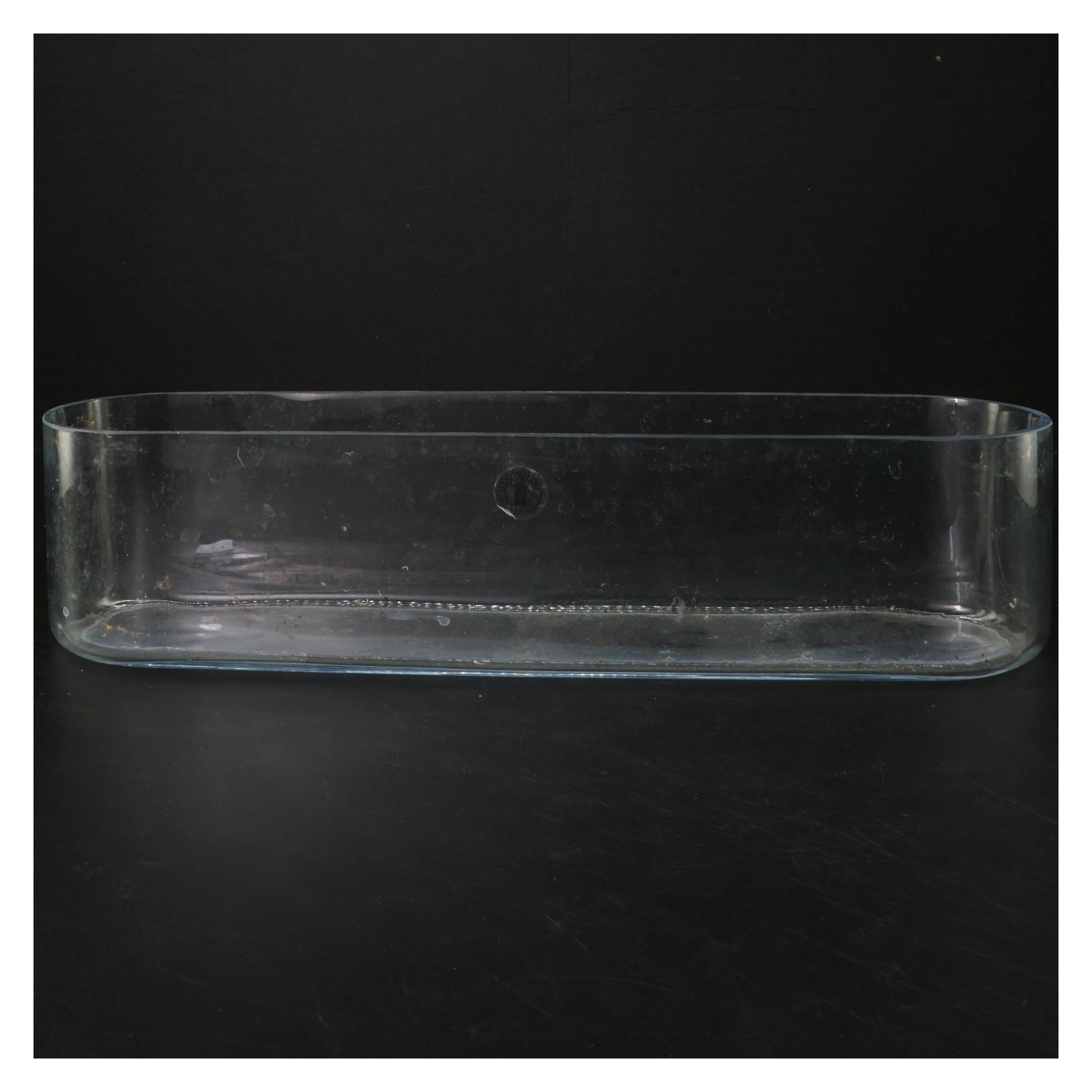 Lang glasbeholder (str. 37x9x8 cm)