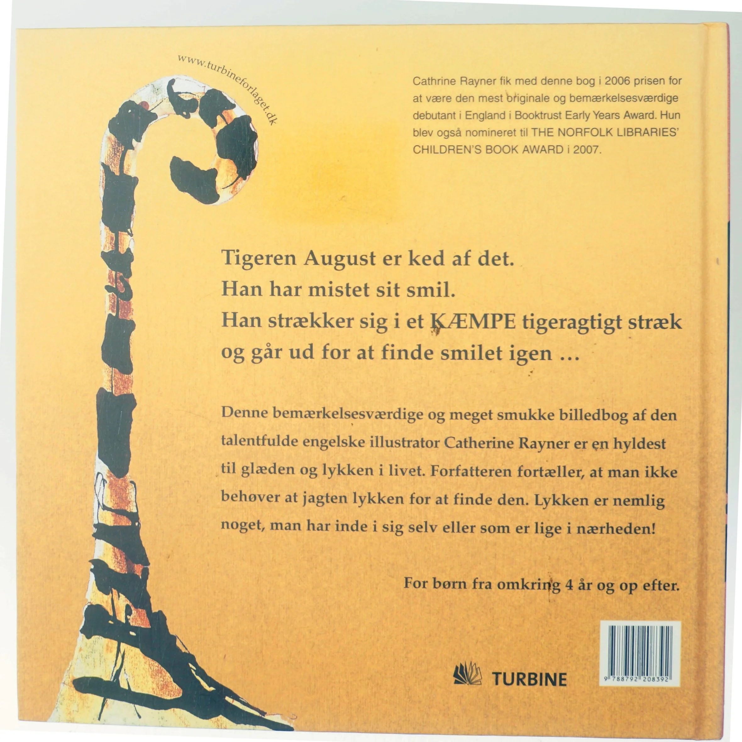 August og hans smil af Catherine Rayner (Bog)