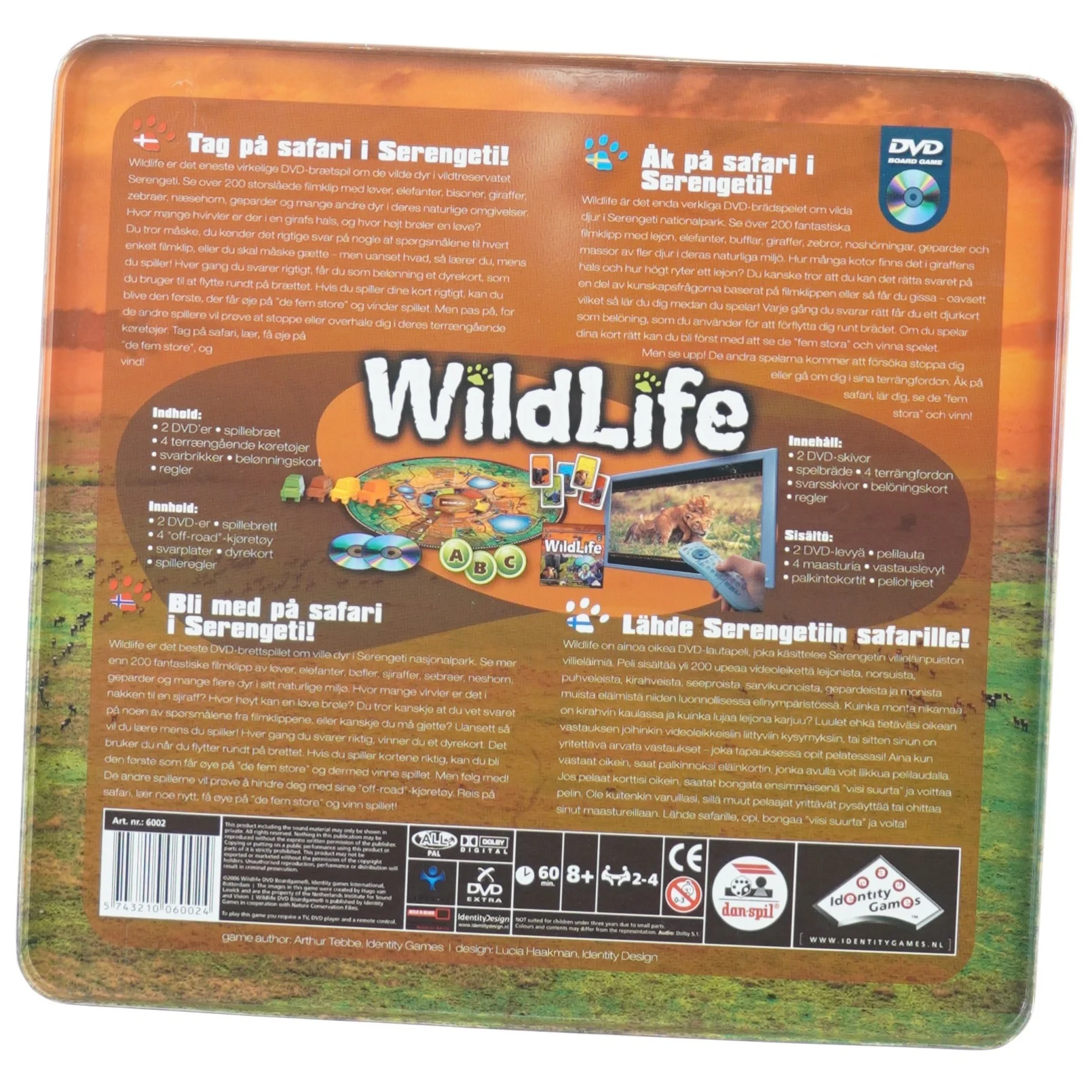 Wild life spil fra Dan Spil (str. 28 x 27 x 7 cm)