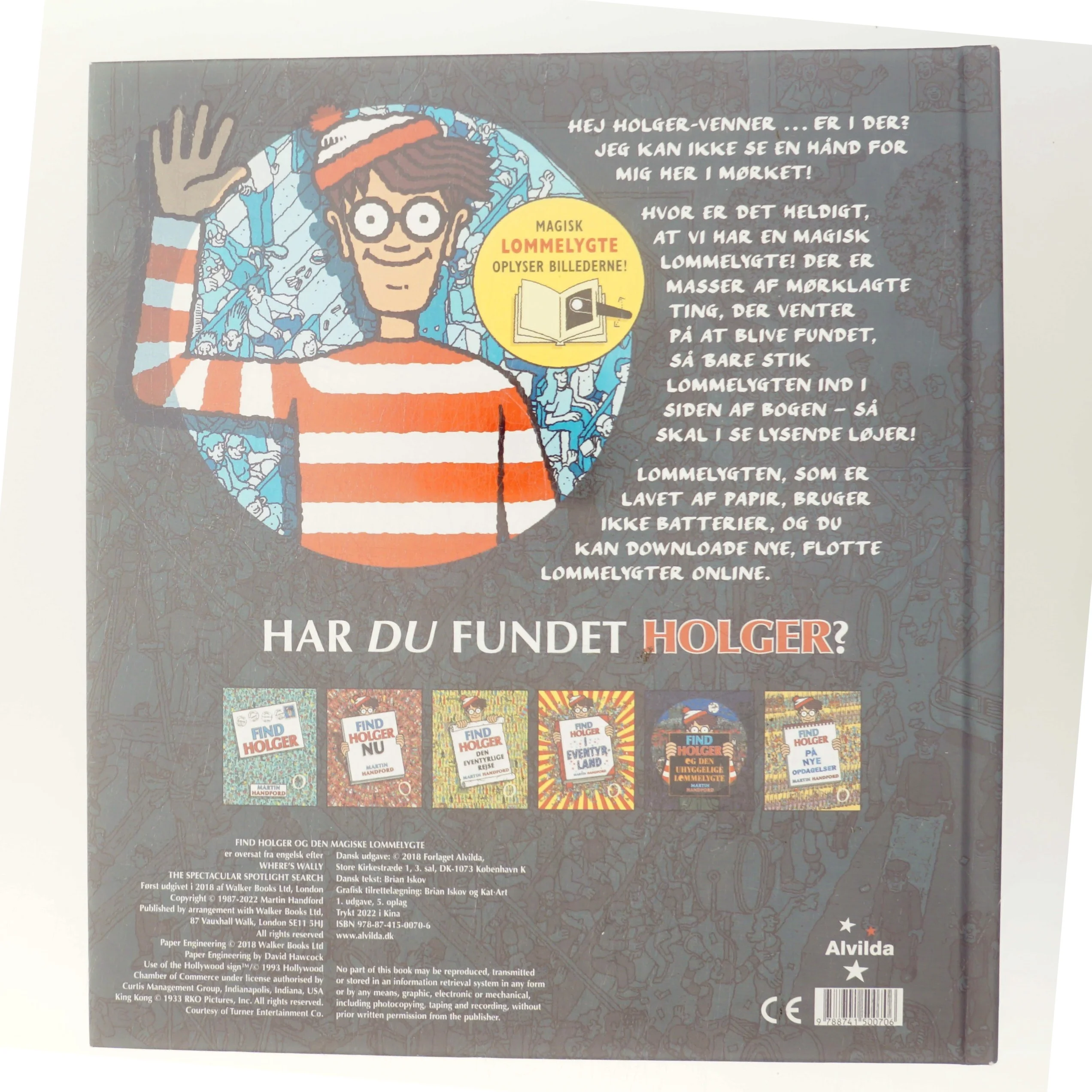 Find Holger og den magiske lommelygte af Martin Handford (Bog)