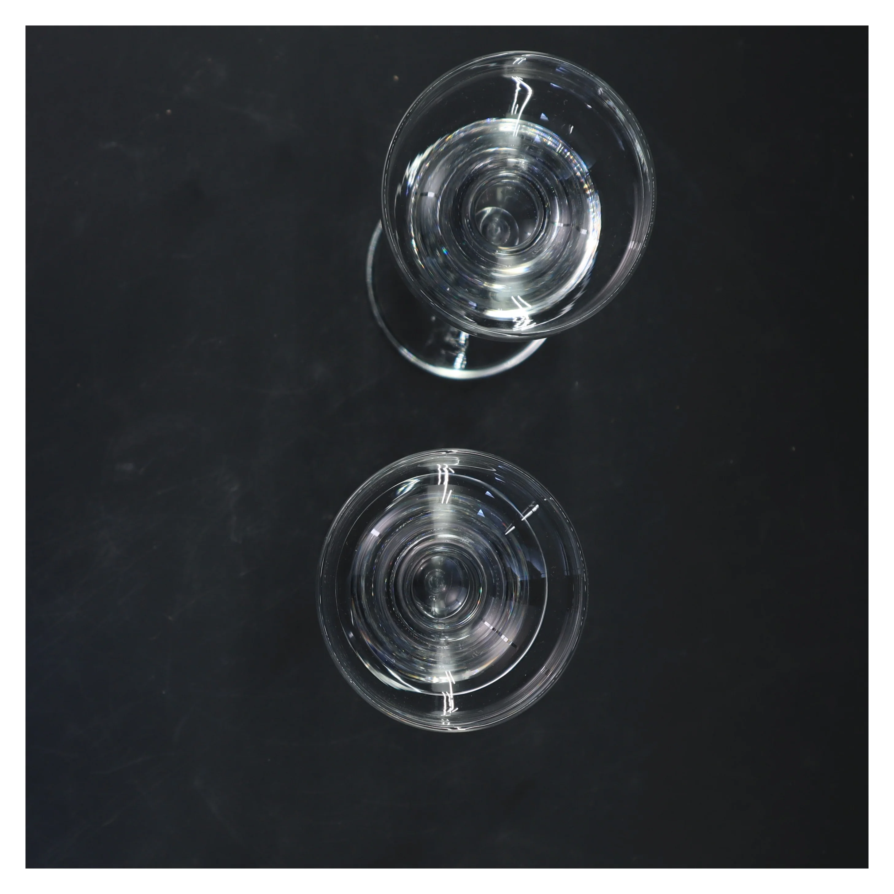 Glas lysestager, 21x8 cm (str. 21x8 cm)