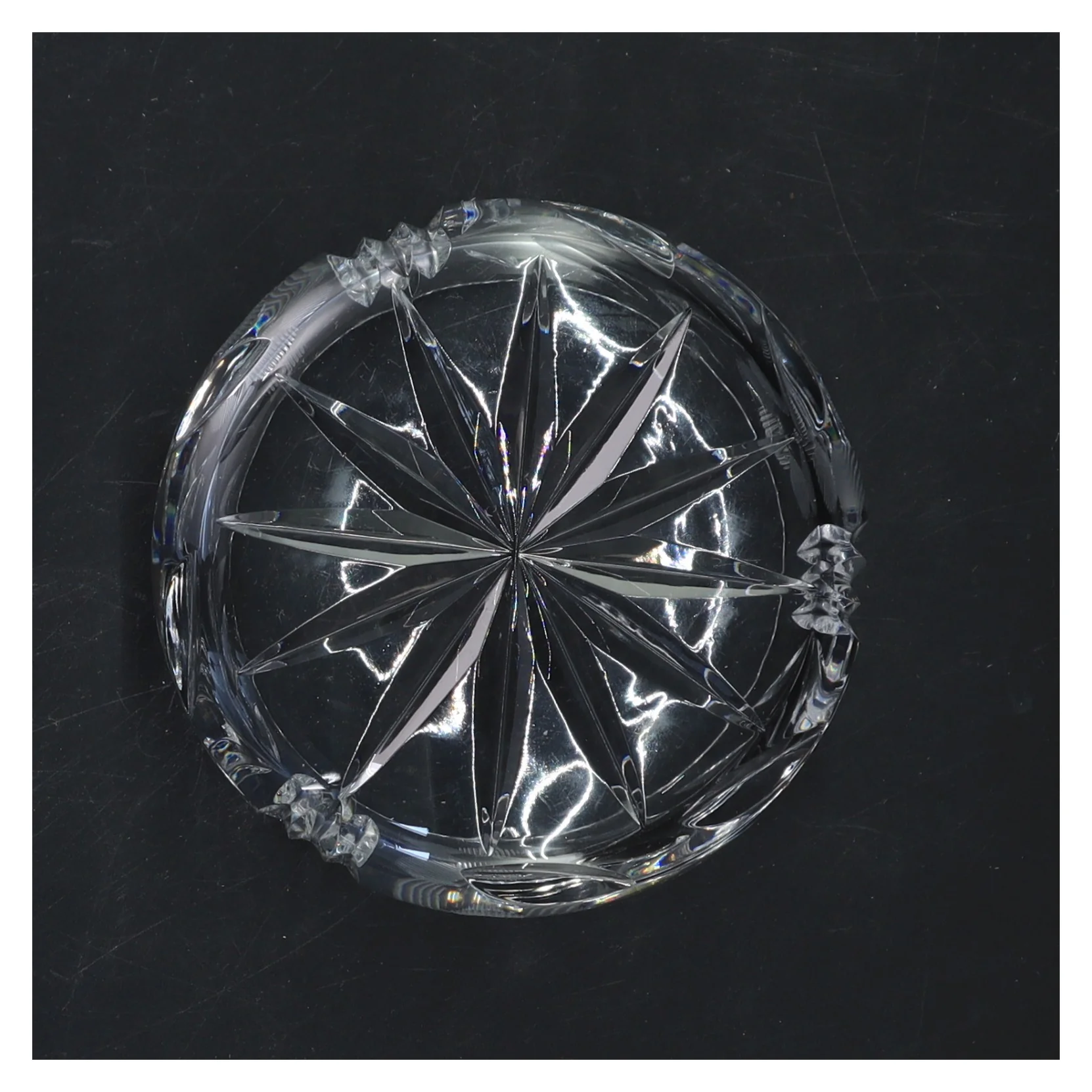 Krystal skål (str. 11x5 cm)