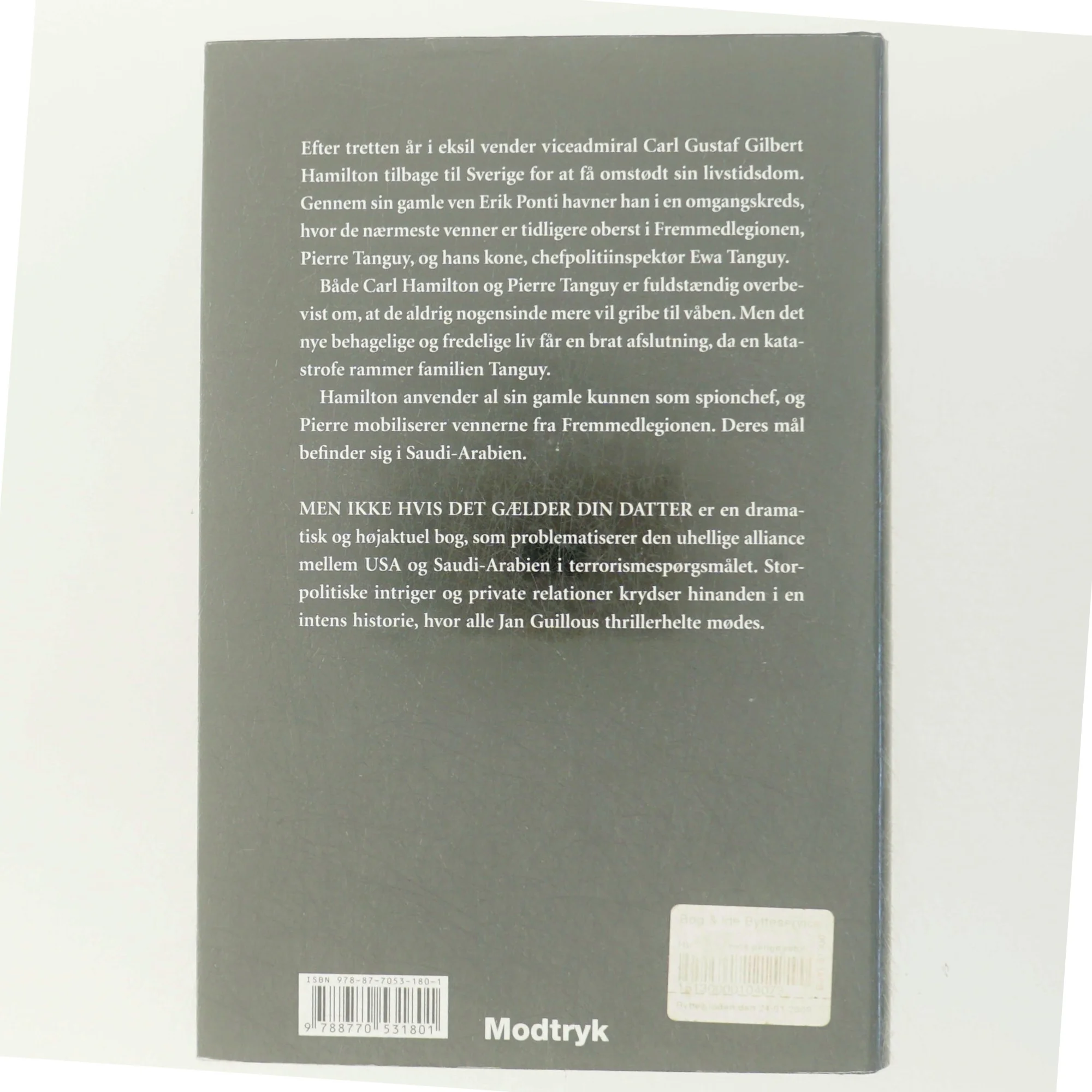 Men ikke hvis det gælder din datter af Jan Guillou (Bog)