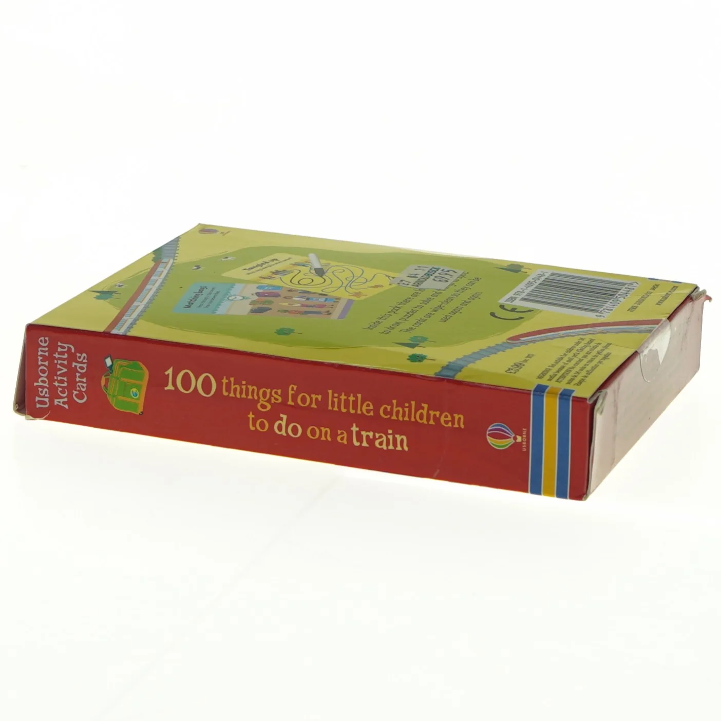 '100 things for little children to do on a train' fra Usborne Activity (str. 16 x 11,5 cm)