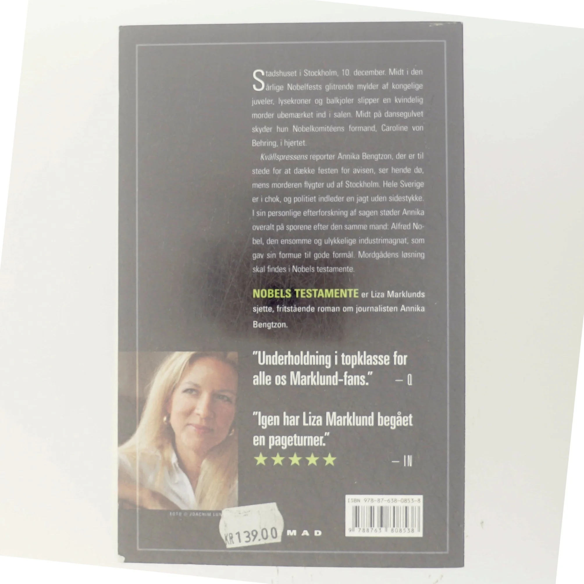 Nobels testamente af Liza Marklund (Bog)