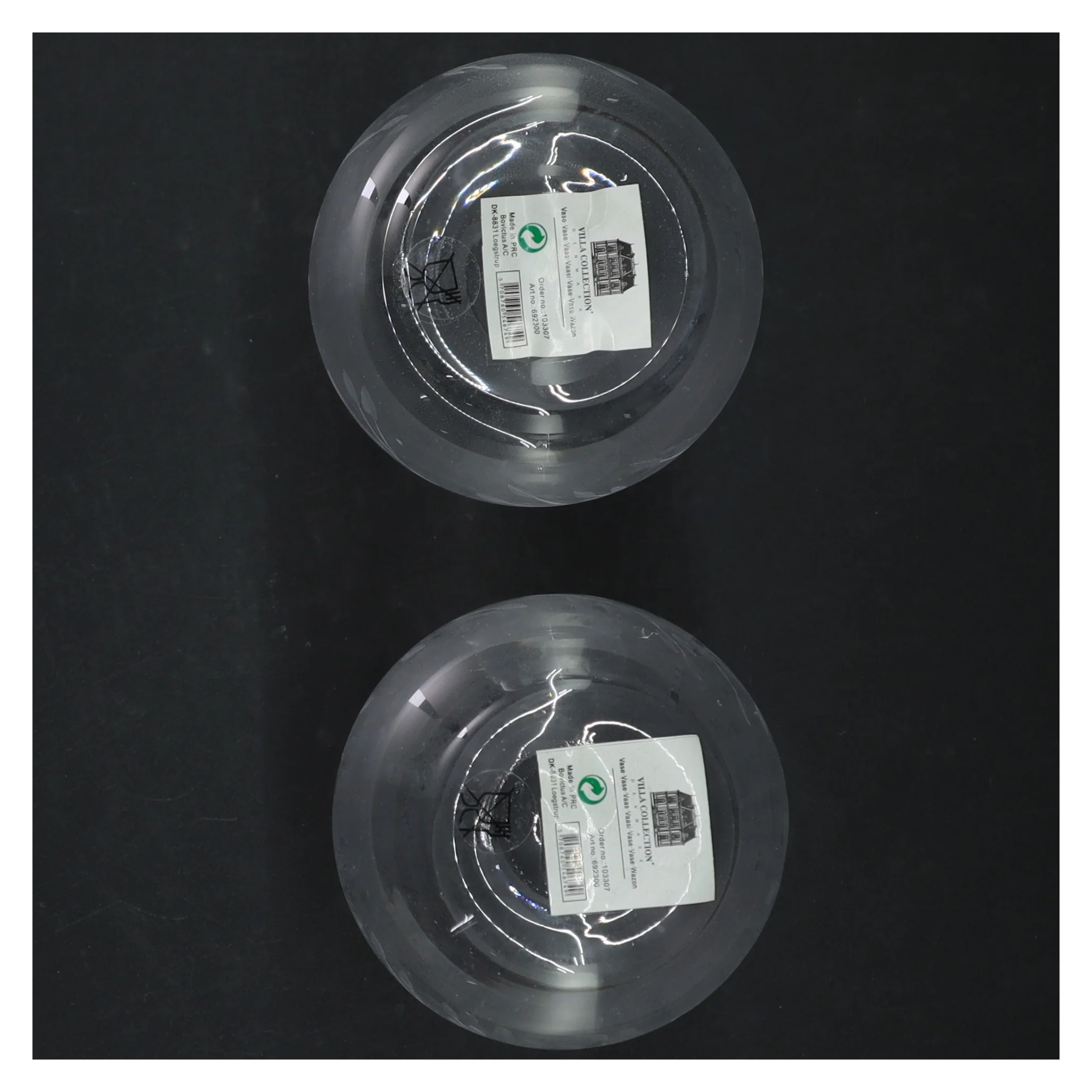 Villa Collection glasvase sæt fra Villa Collection (str. H 14 cm, ø 8,5 cm)