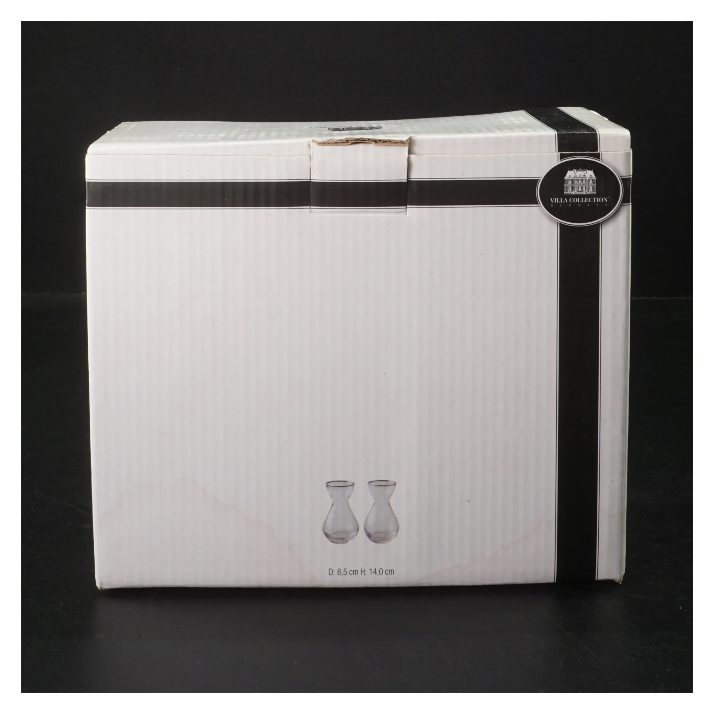 Villa Collection glasvase sæt fra Villa Collection (str. H 14 cm, ø 8,5 cm)