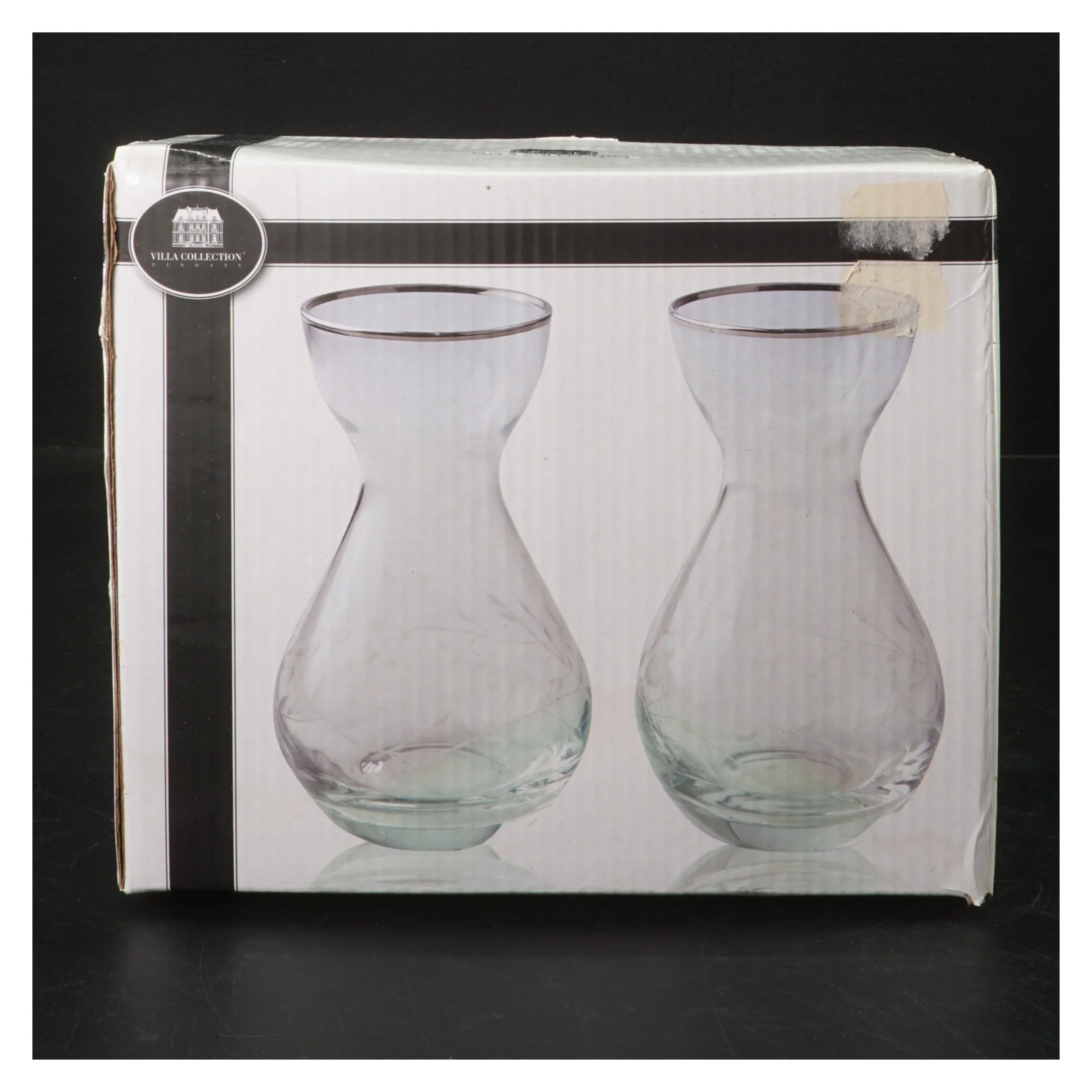 Villa Collection glasvase sæt fra Villa Collection (str. H 14 cm, ø 8,5 cm)