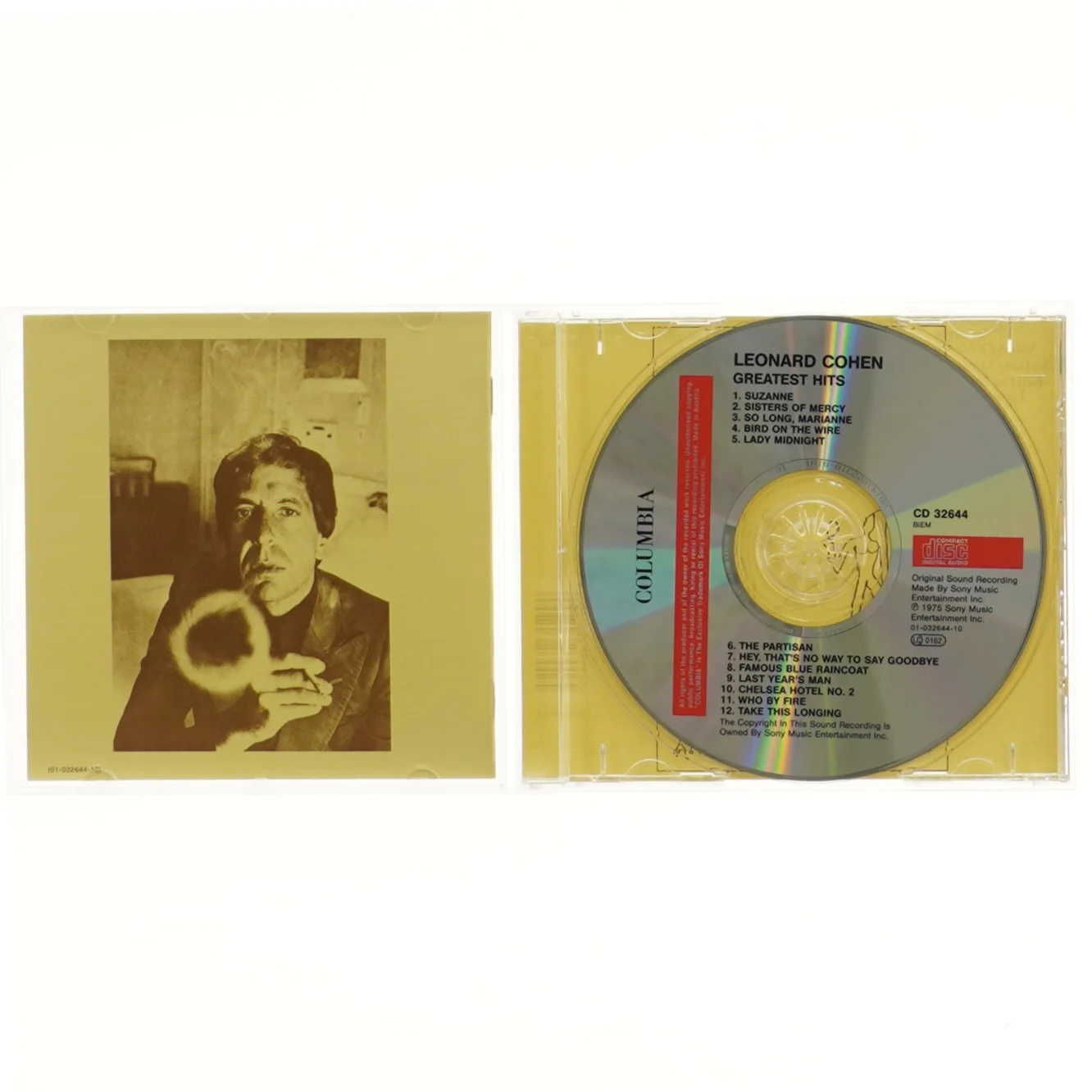 Greatest Hits CD af Leonard Cohen