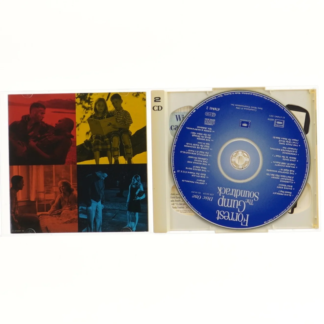 Forrest Gump soundtrack dobbelt CD