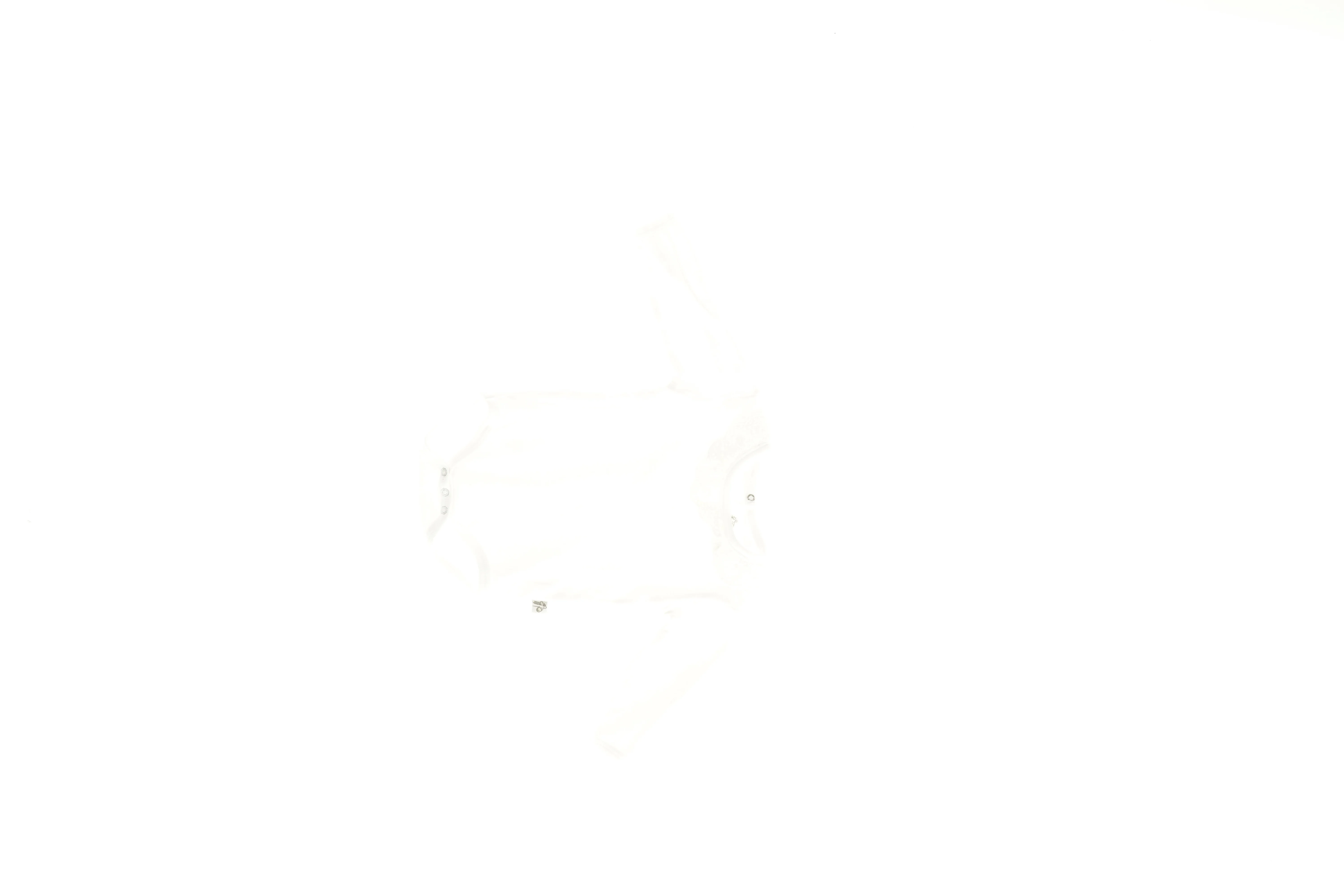 Langærmet bodystocking med krave (Str. 62)