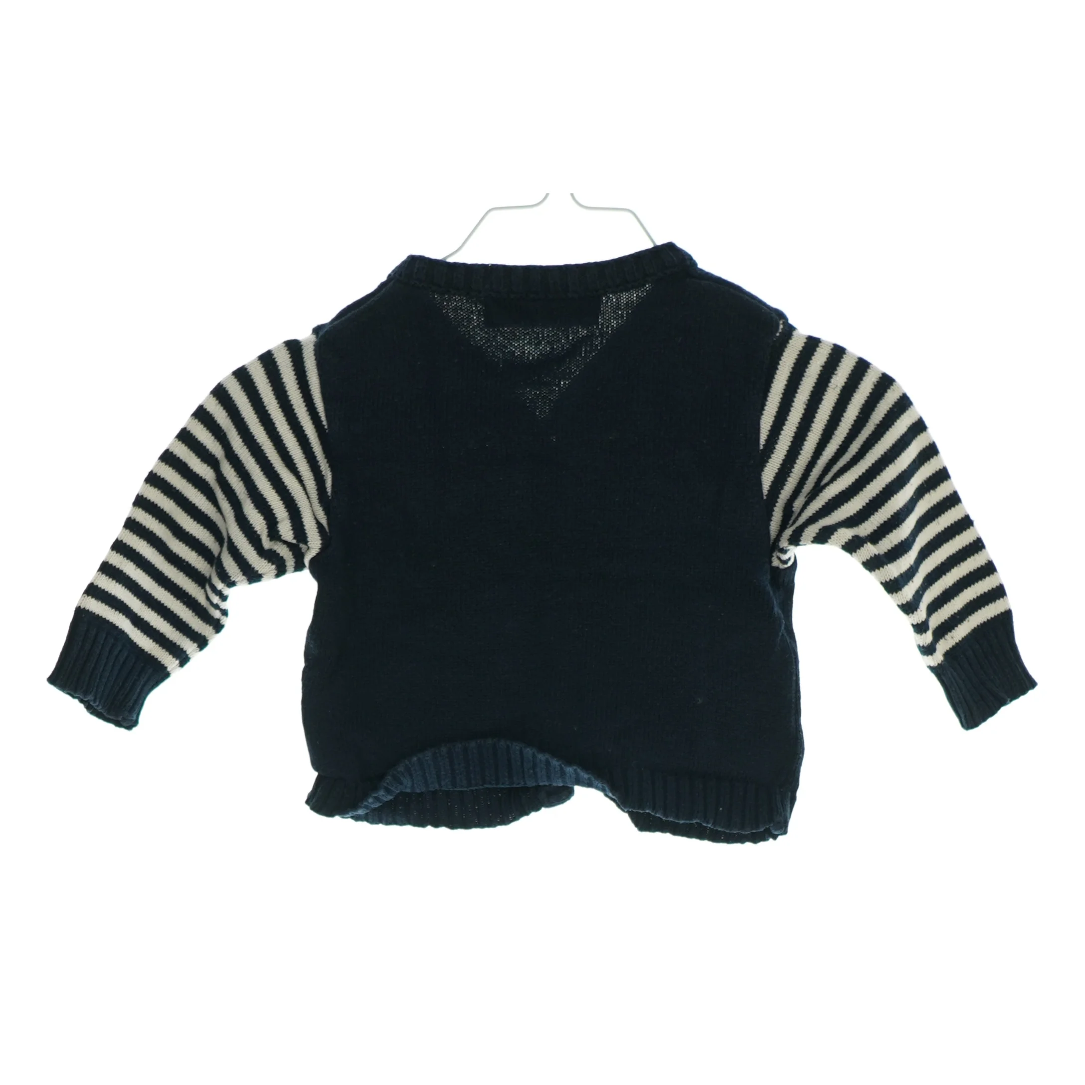 Trøje med stribede ærmer (str. 62)