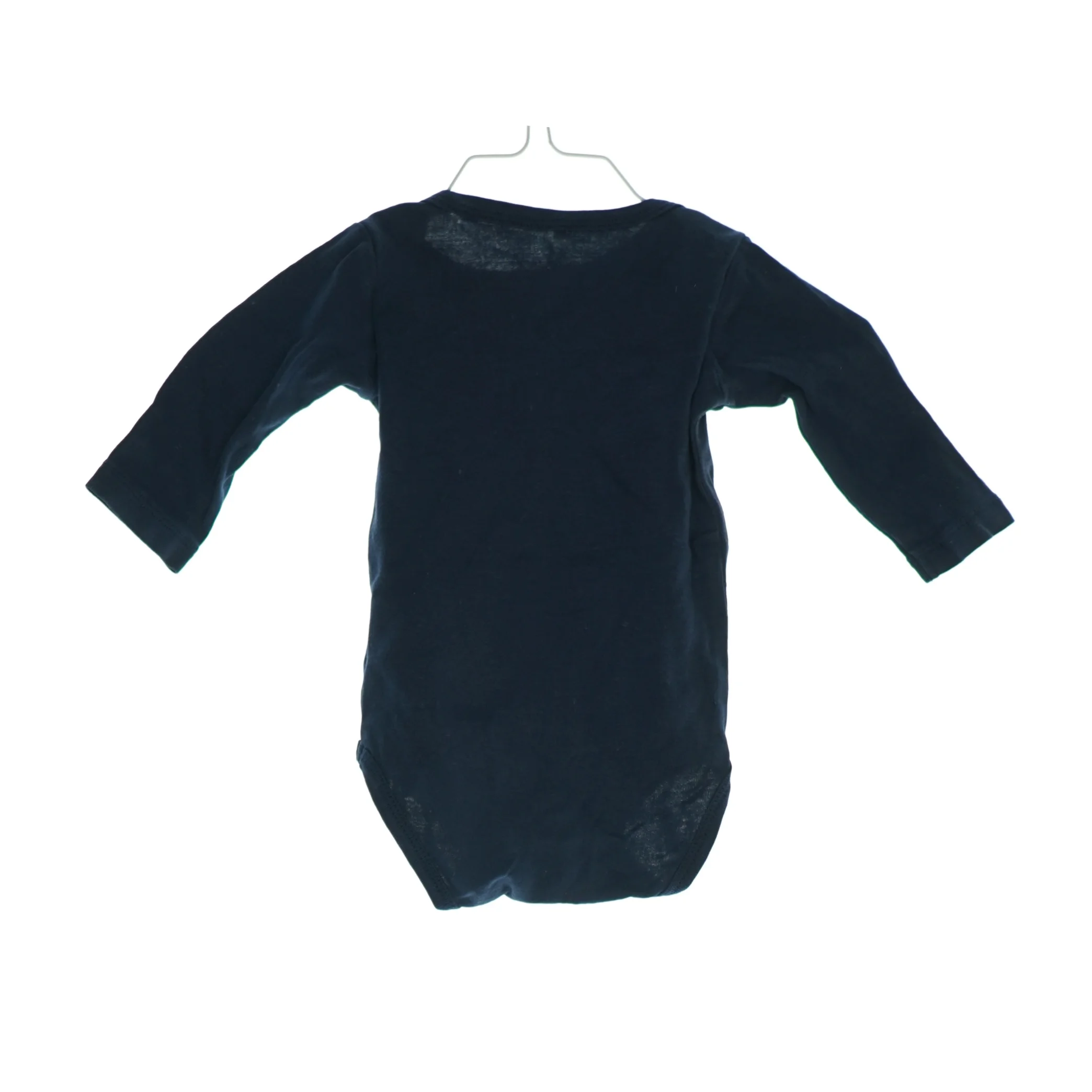 Mørkeblå bodystocking med lange ærmer (str. 62)
