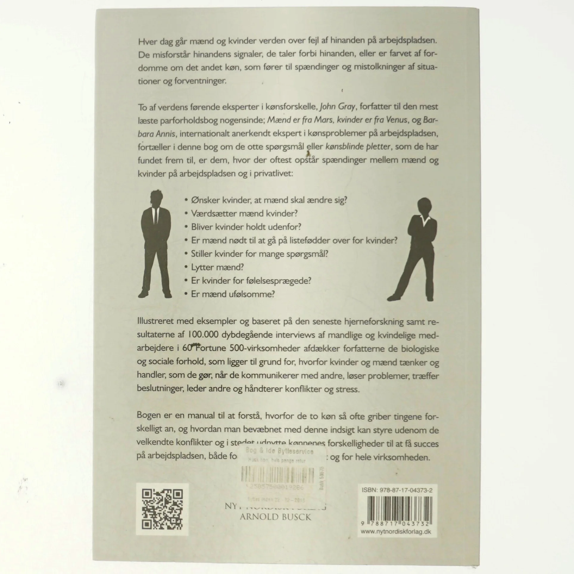 Lad os arbejde sammen : afskaf misforståelser mellem mænd og kvinder på arbejdspladsen af John Gray (f. 1951) (Bog)