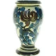 Keramikvase med blomstermotiv (str. 21 cm)
