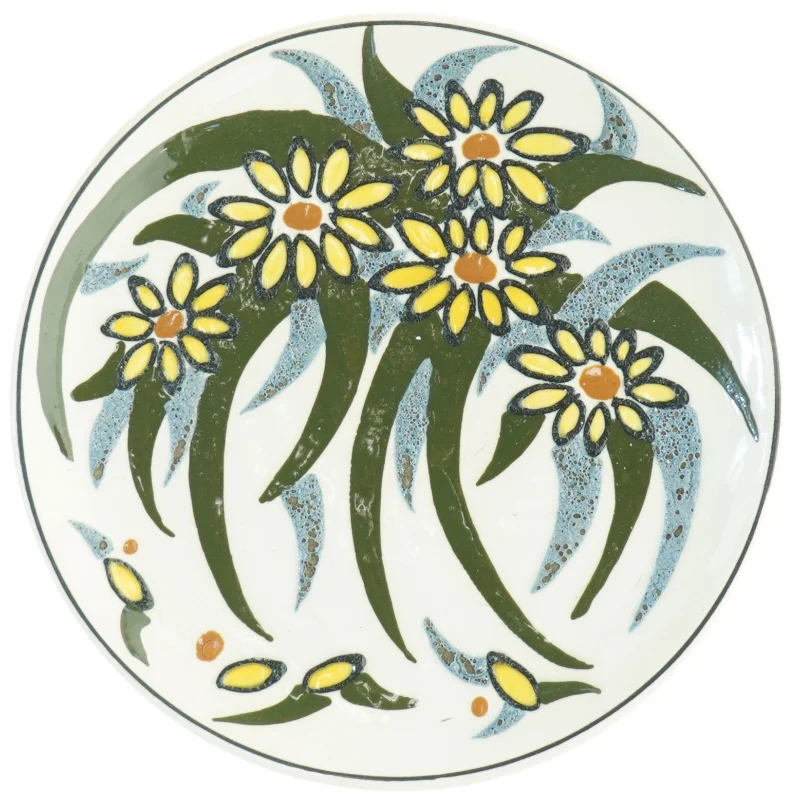 Dekorativ keramiktallerken (str. 23 cm)