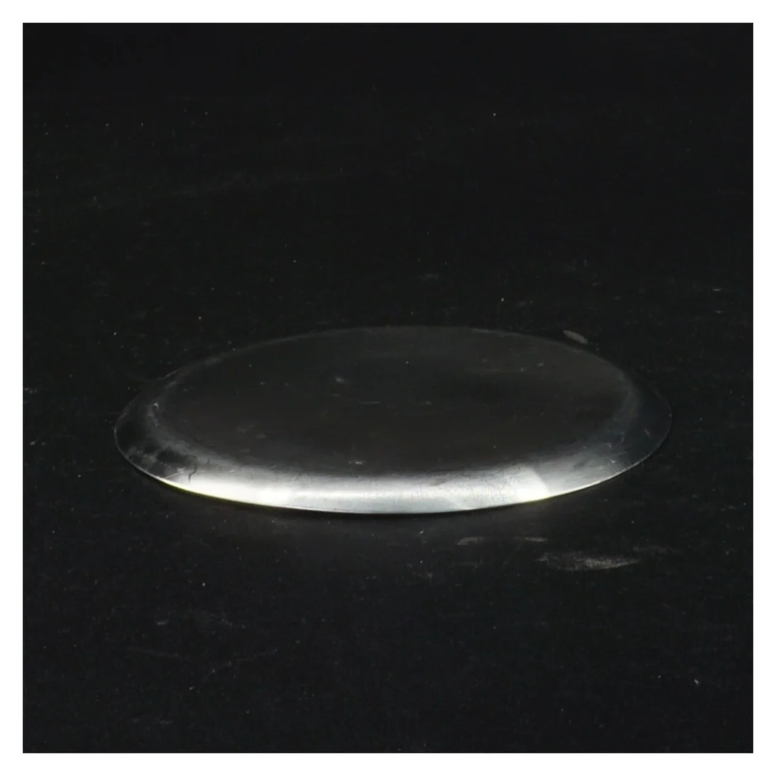 Stål glasbakke (str. Diameter 10 cm)