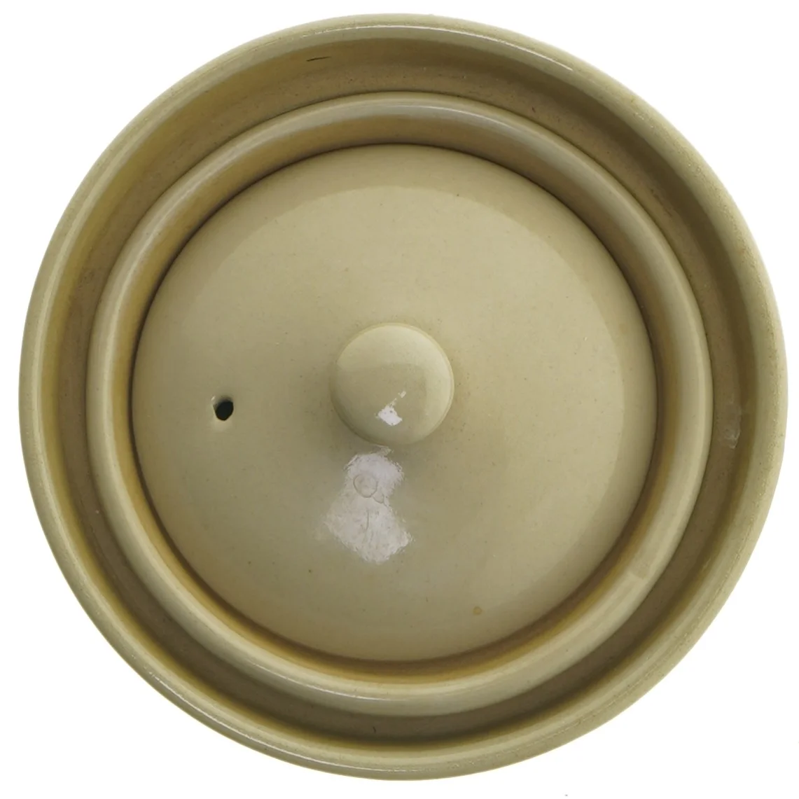 Keramiske fedtkrukker fra Denvy Stoneware (str. Ø. 14 cm. og ø. 12 cm)