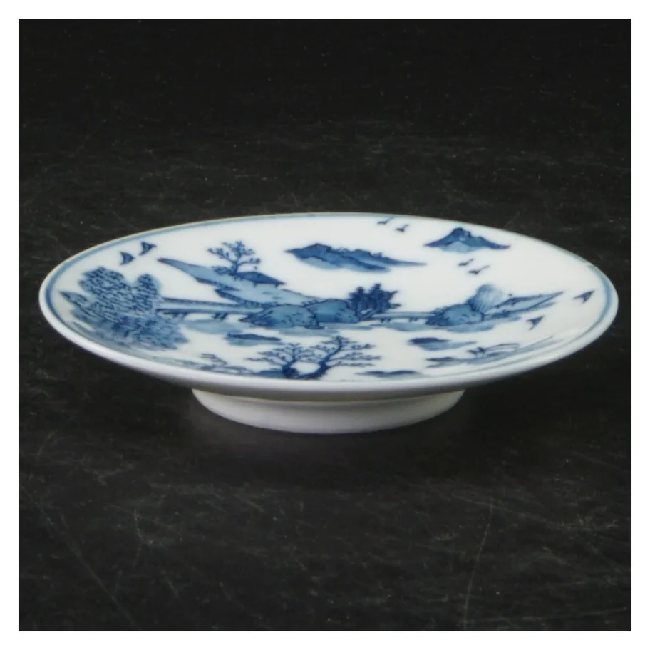 Dekorativ keramisk tallerken (str. Ø 9,5 cm)