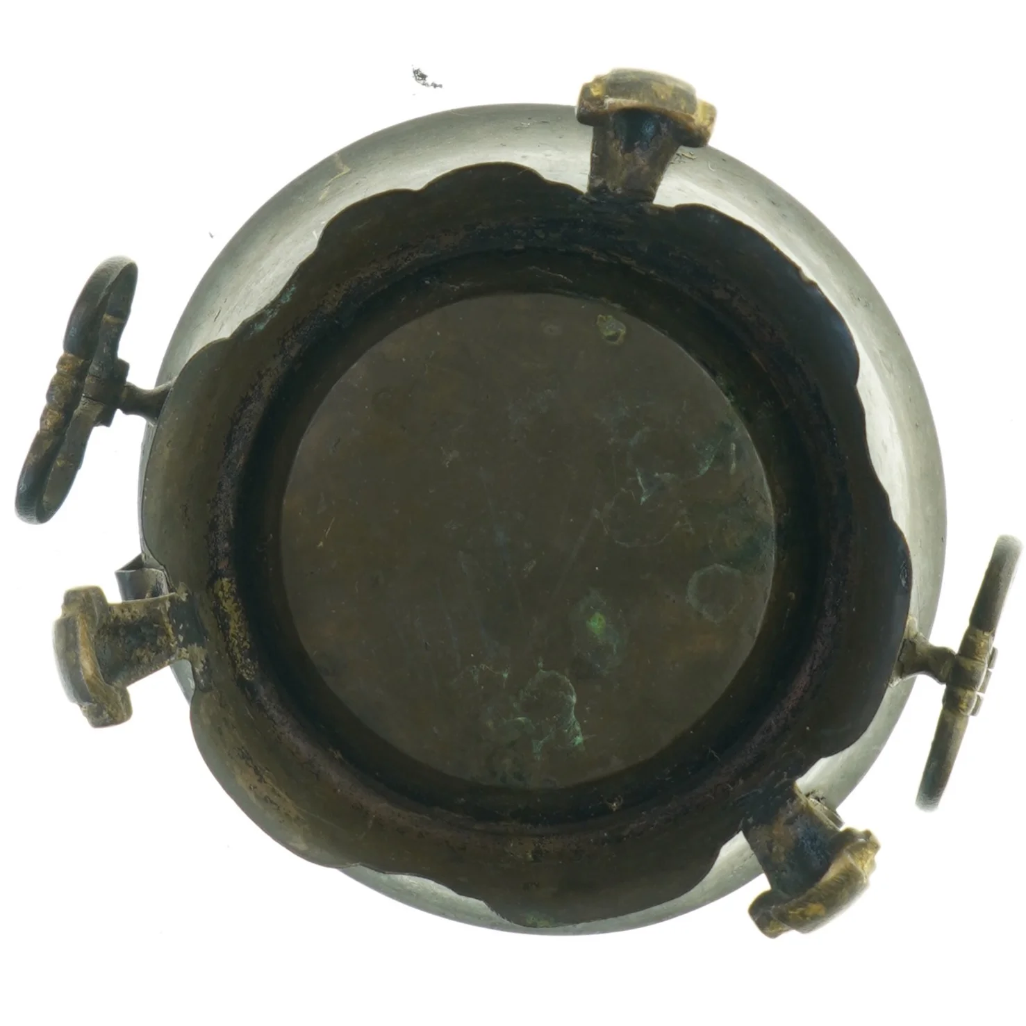 Gammel gryde (str. 15,5x14 cm)