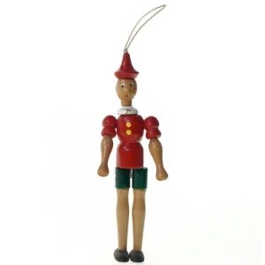  Pinocchio figur til ophæng fra Mastro Geppetto (str. 20 x 5 cm)
