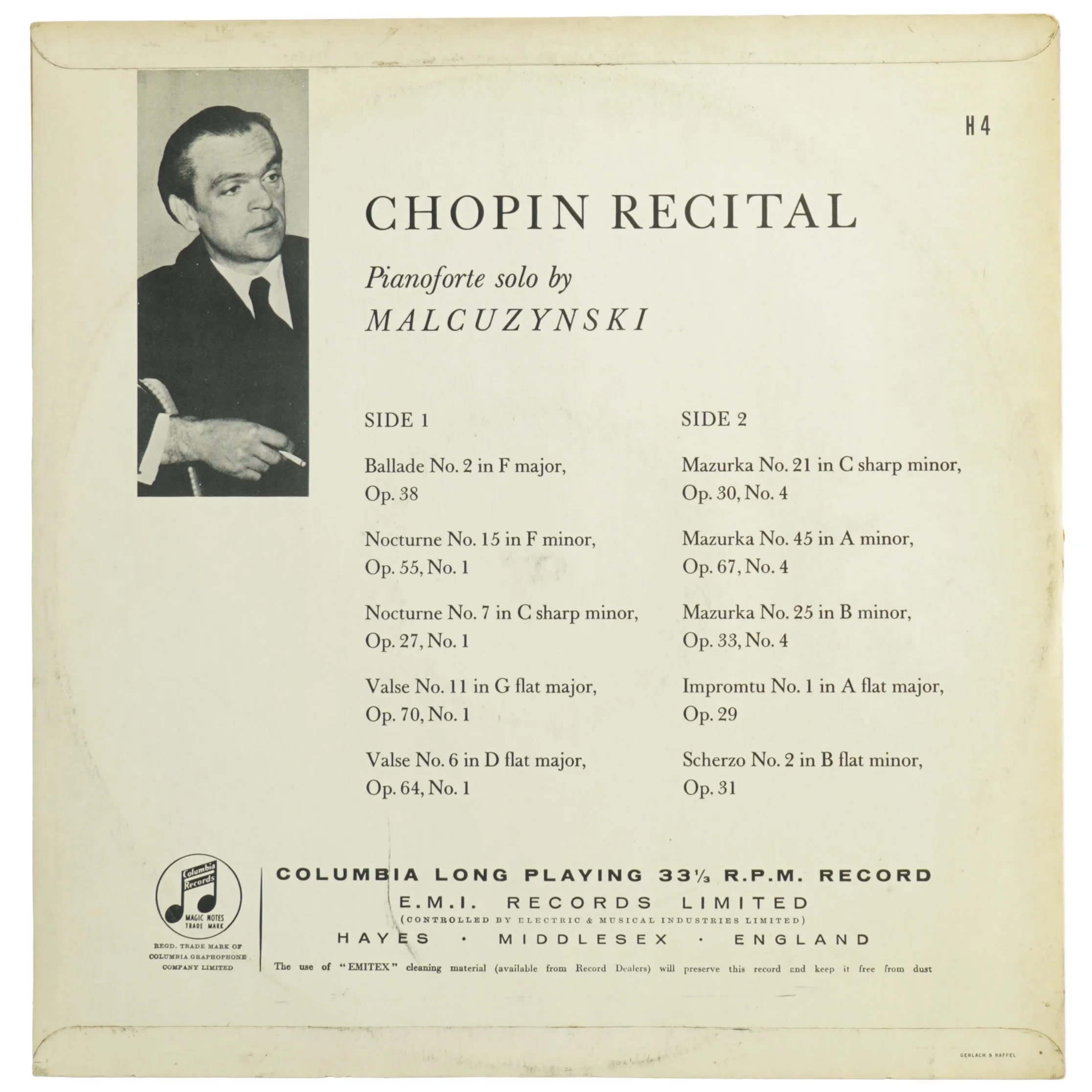 Chopin af Malcuzynski (LP)