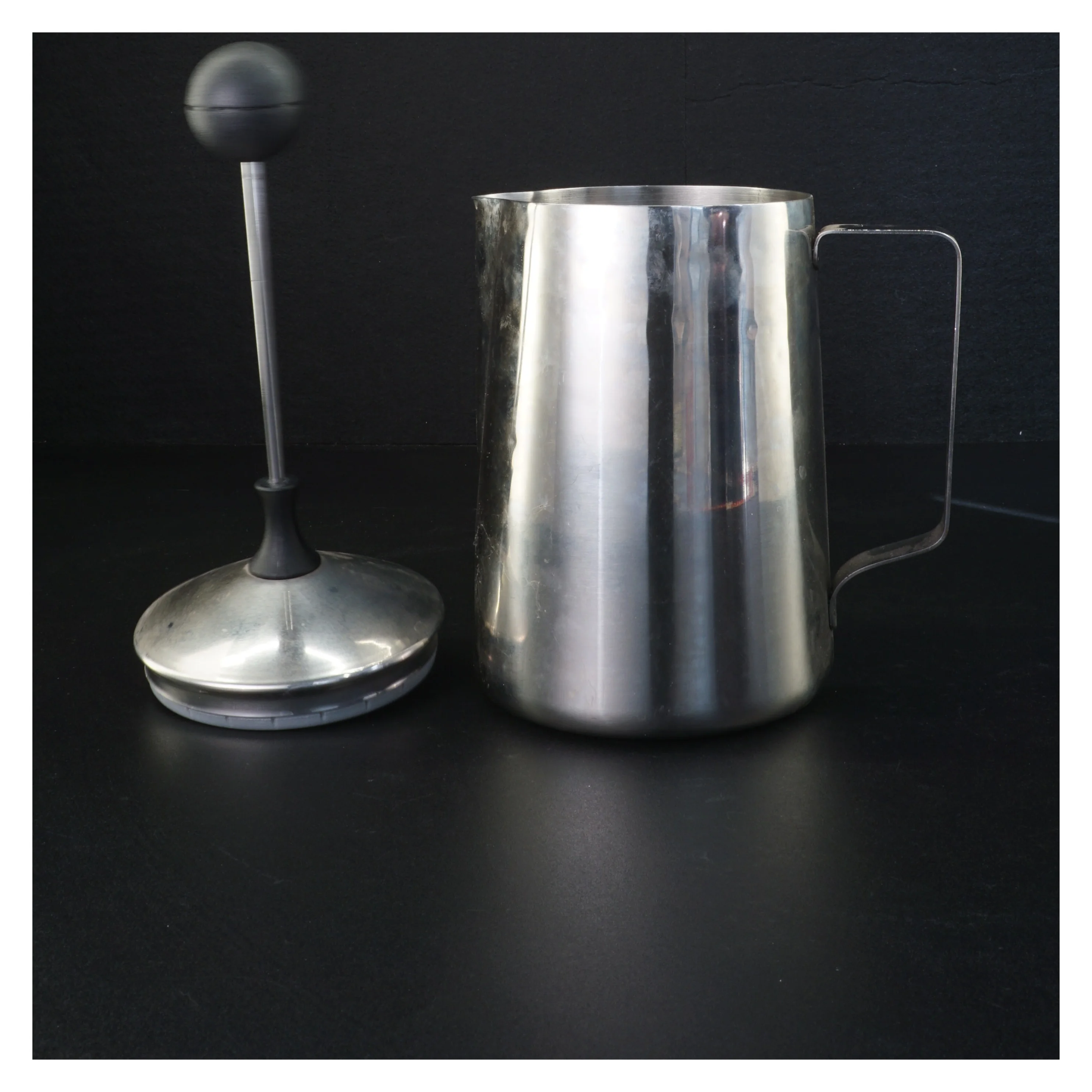 Stålkande i rustfrit stål (str. 25 x 12 cm)