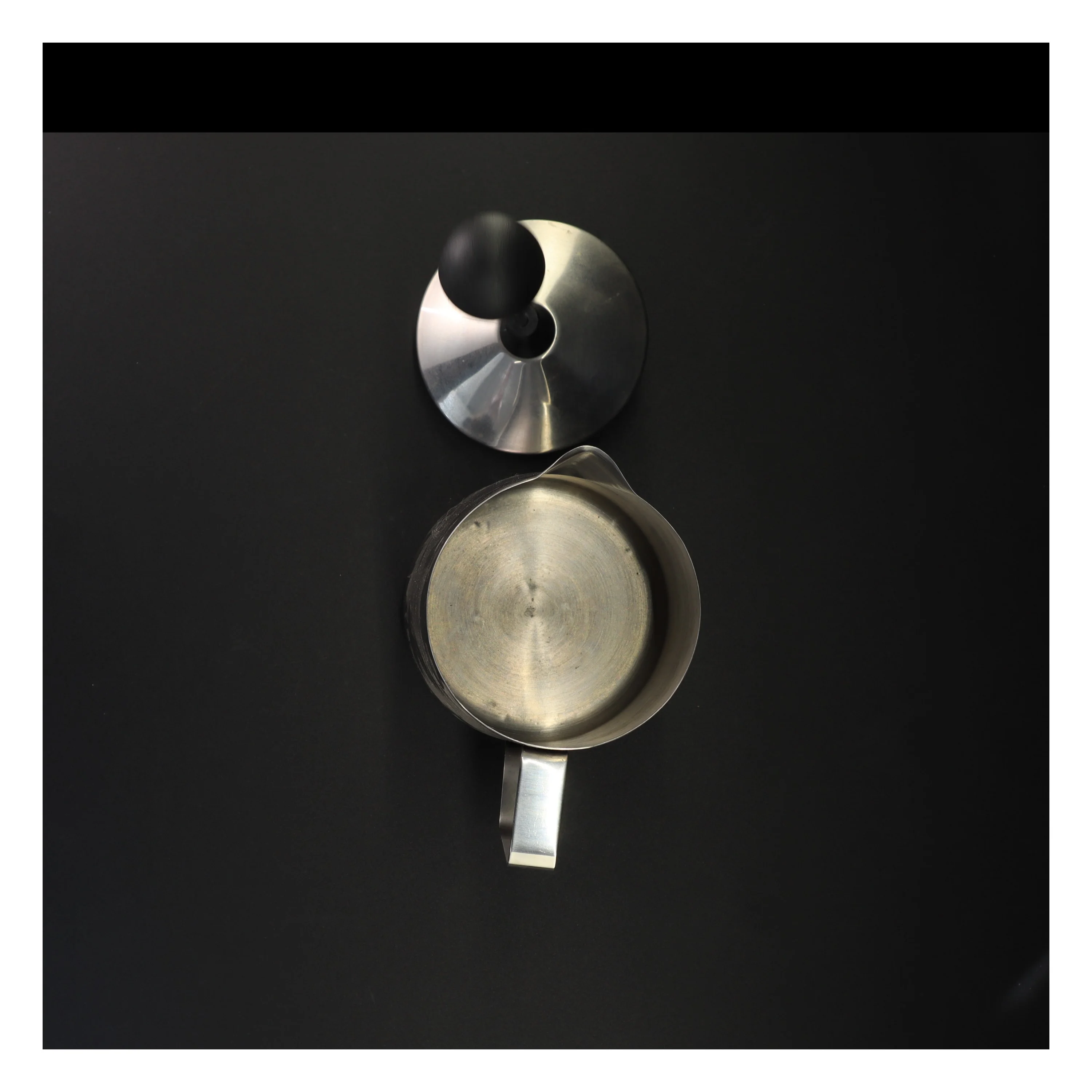 Stålkande i rustfrit stål (str. 25 x 12 cm)