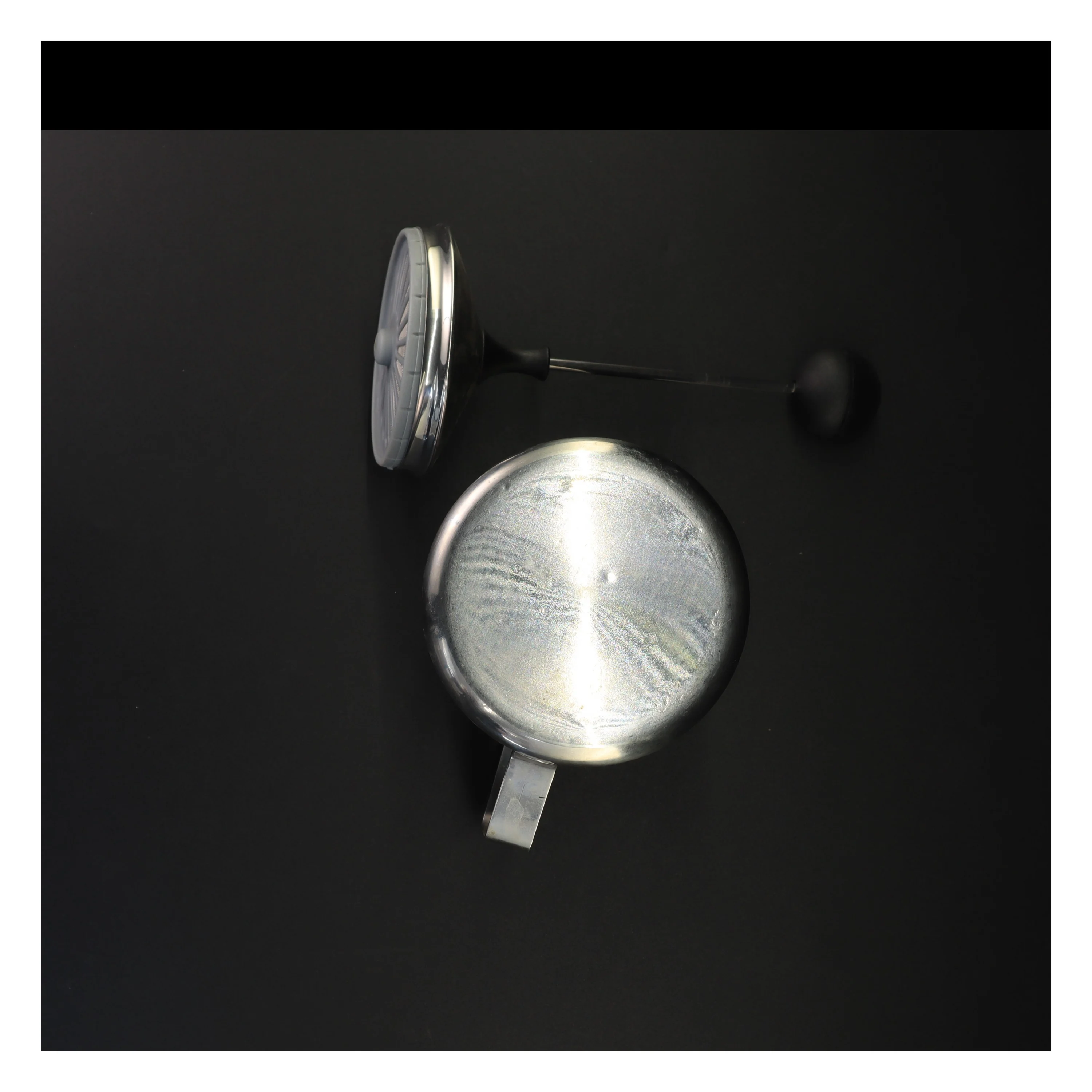 Stålkande i rustfrit stål (str. 25 x 12 cm)