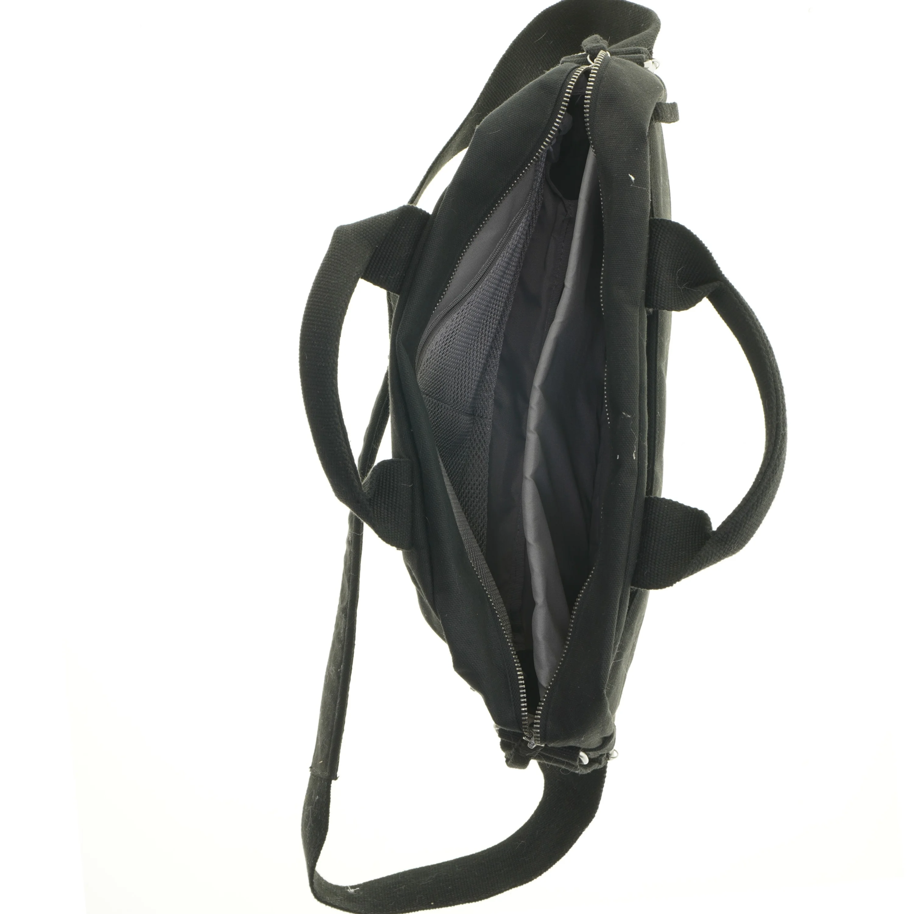 Sort taske til bærbar PC (str. 40 x 30 cm)