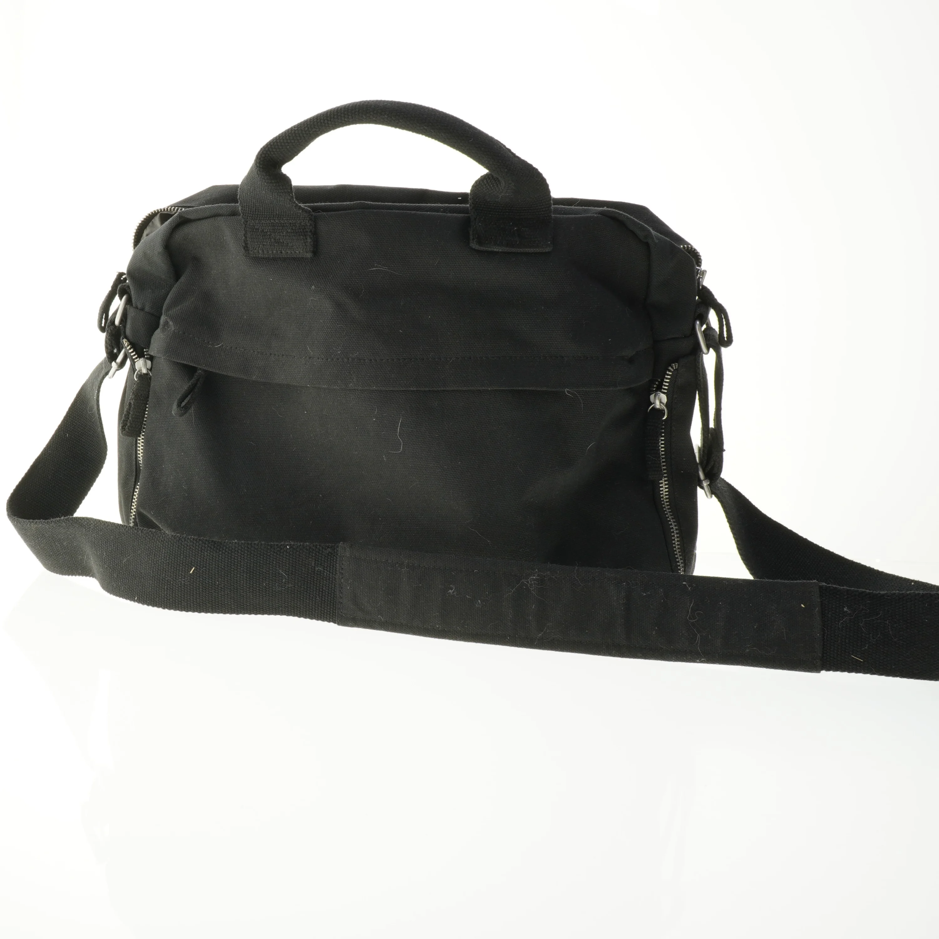 Sort taske til bærbar PC (str. 40 x 30 cm)