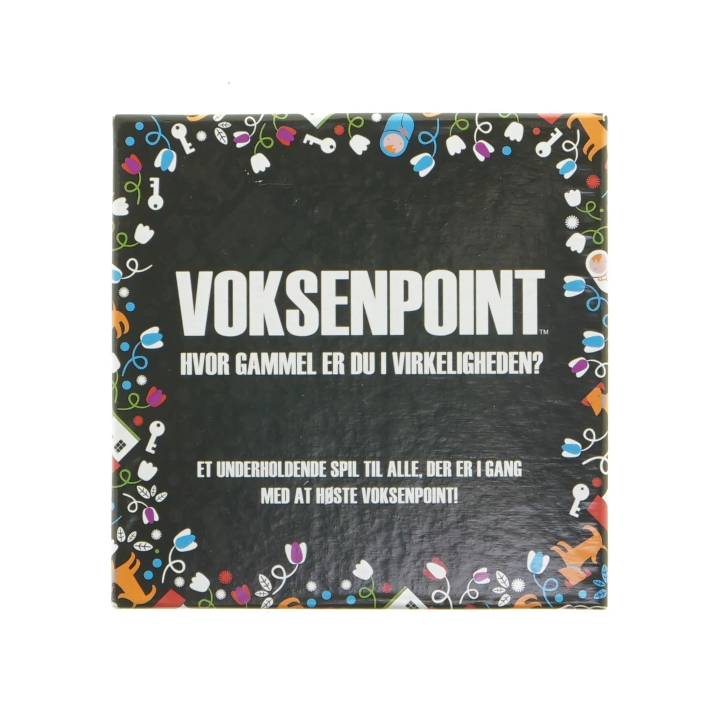 Voksenspil 'Voksenpoint' fra Kylskåpspoesi (str. 14 x 14 cm)