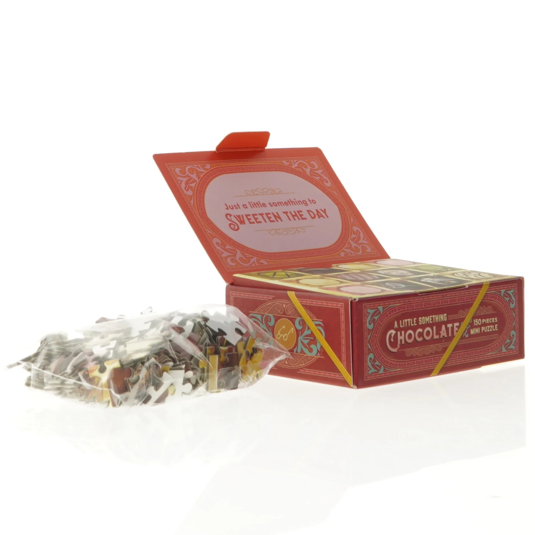 Chokoladekasse puslespil (str. 23 komma 5 x 17 cm)