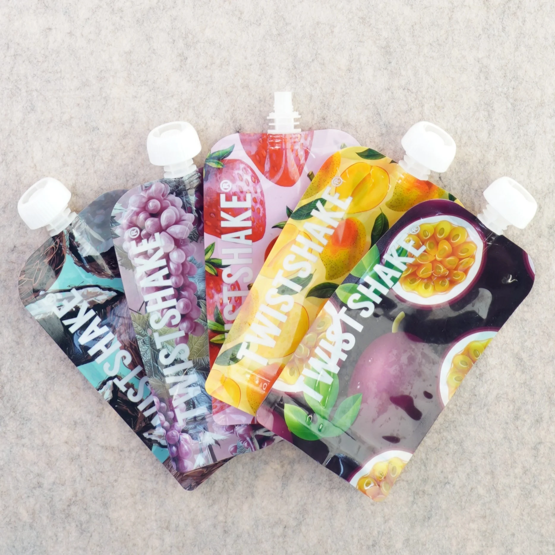 smoothie beholdere fra Twist shake (str. 21 x 10 cm med prop)