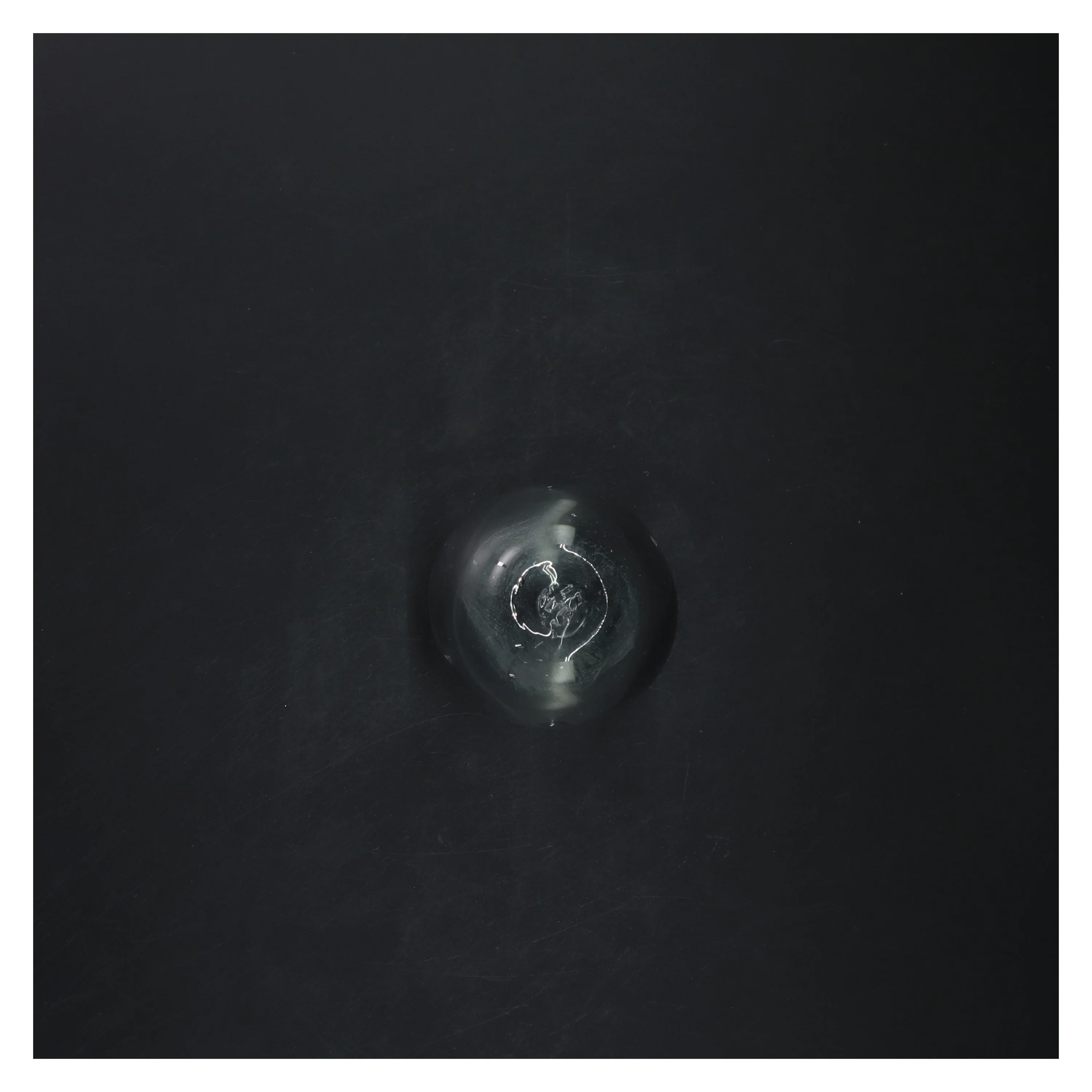 Vandglas (str. 10 cm) lille vase fra glaspuster