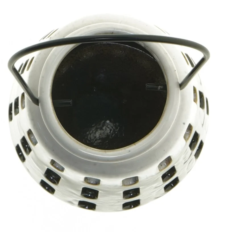 Keramisk lysestage (str. 13,5 cm)