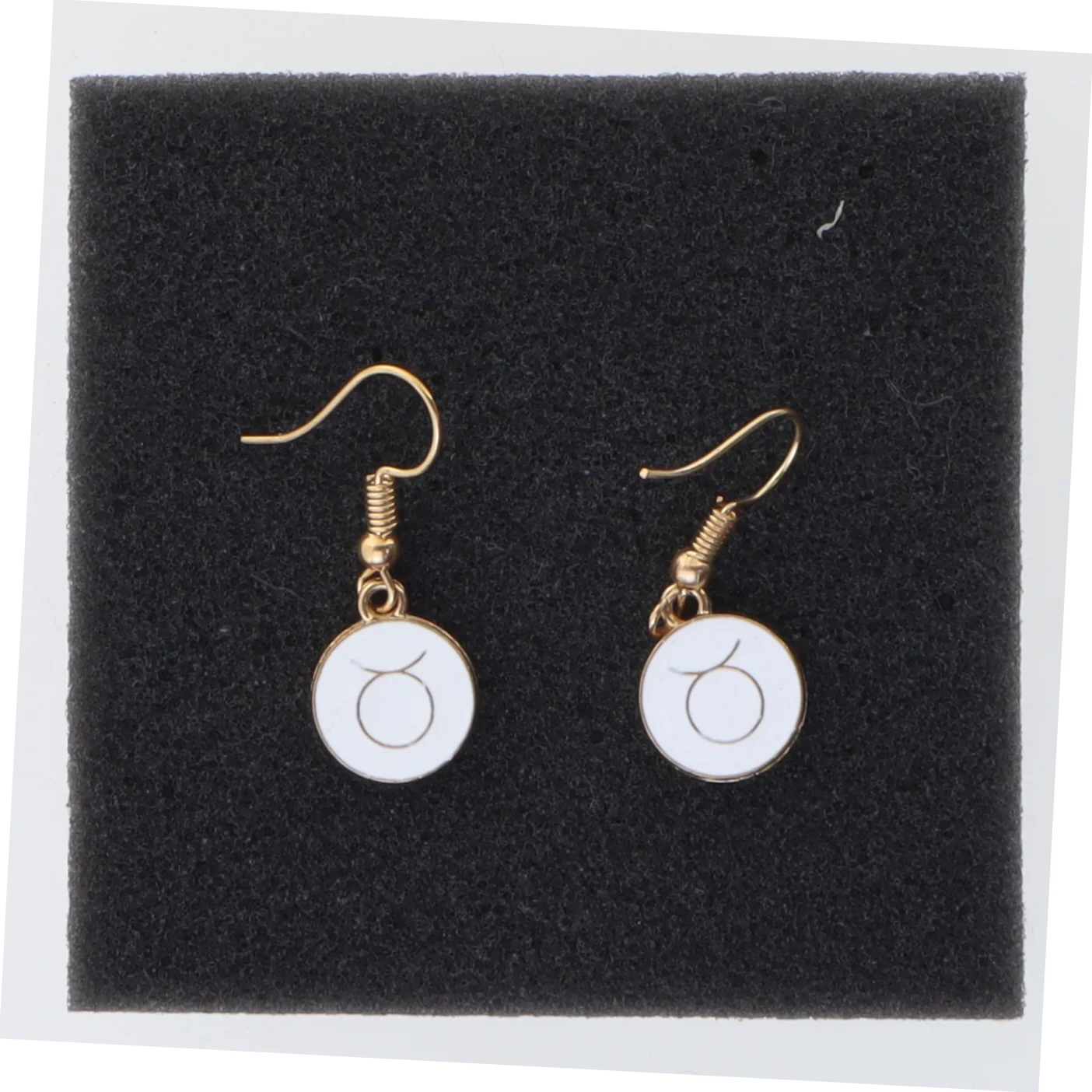 Øreringe med stjernetegnet Tyr (str. Ø 14 mm)