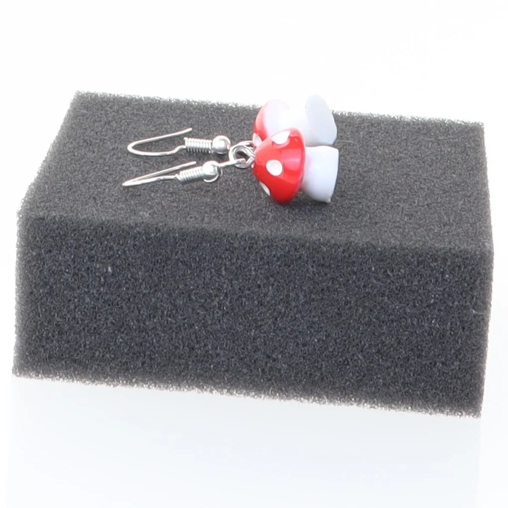 Svampeøreringe (str. 1 cm)