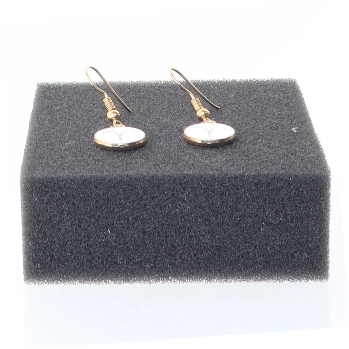 Øreringe med Vædderen stjernetegn (str. Ø 14 mm)