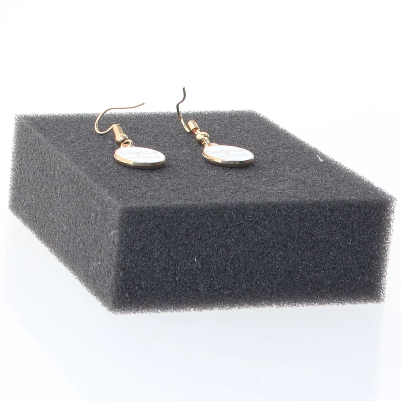 Øreringe med stjernetegnet Skytten (str. Ø 14 mm)