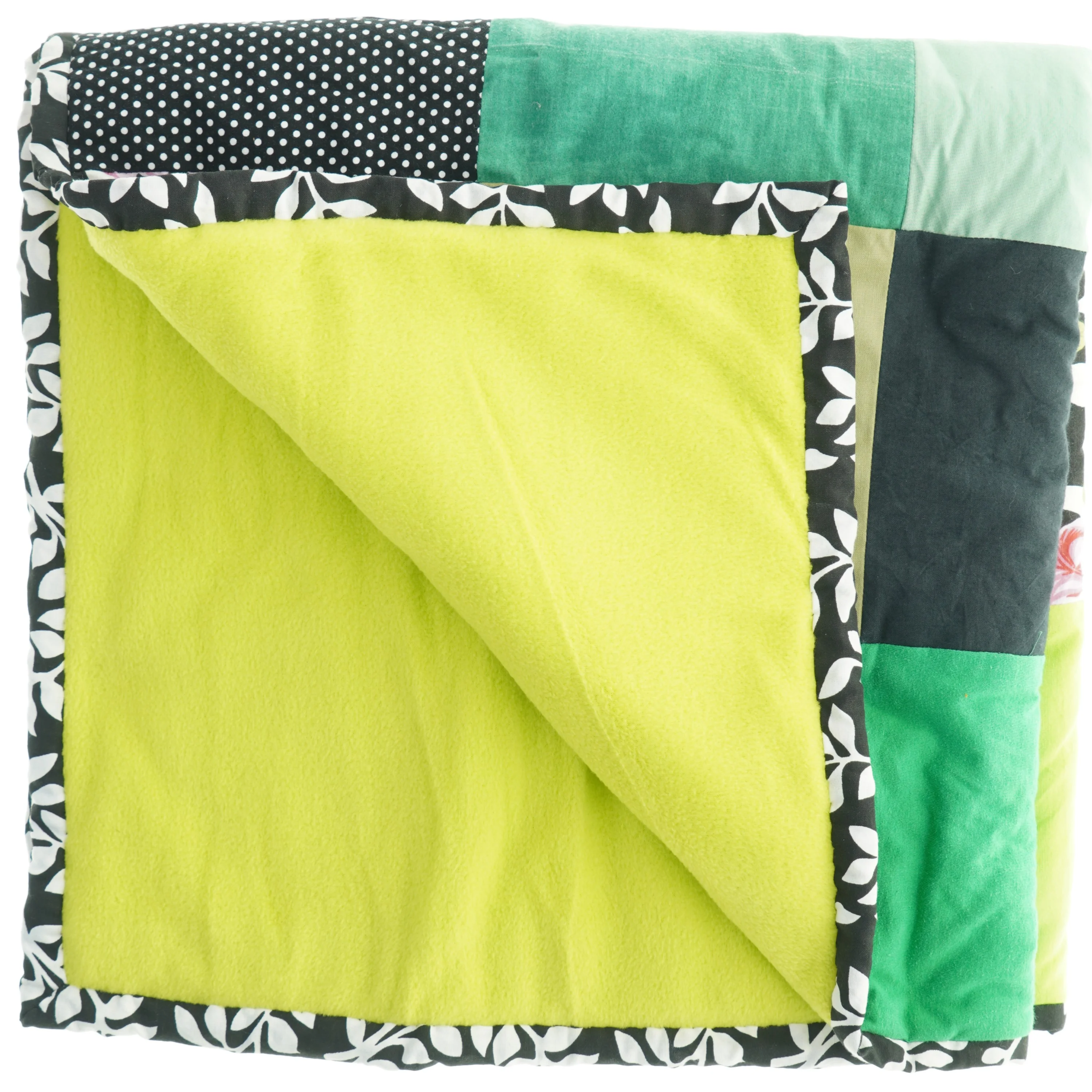 Håndlavet tæppe (str. 90 x 90 cm)