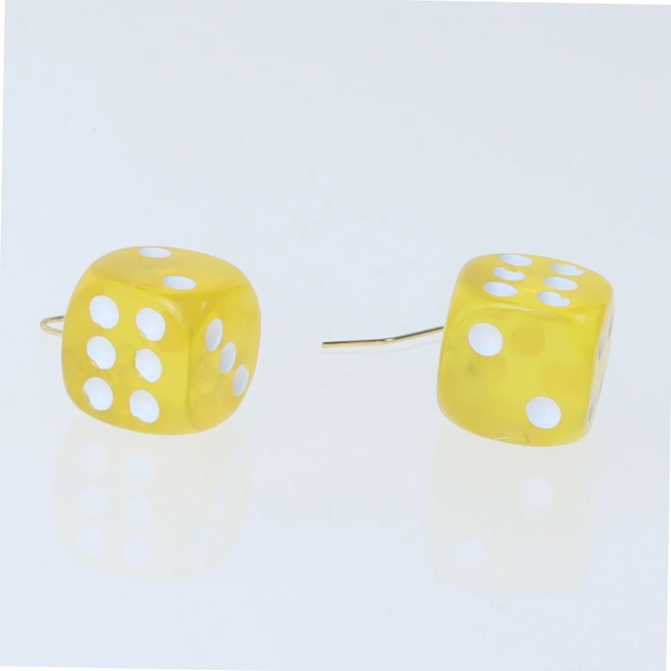 Terning øreringe (str. 3,5 cm)