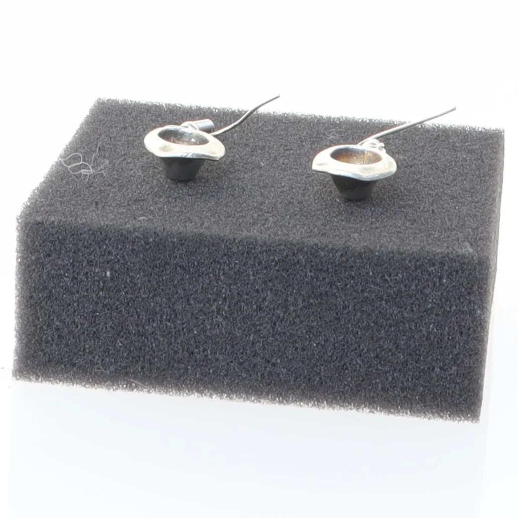 Sølvøreringe (str. 1 cm)