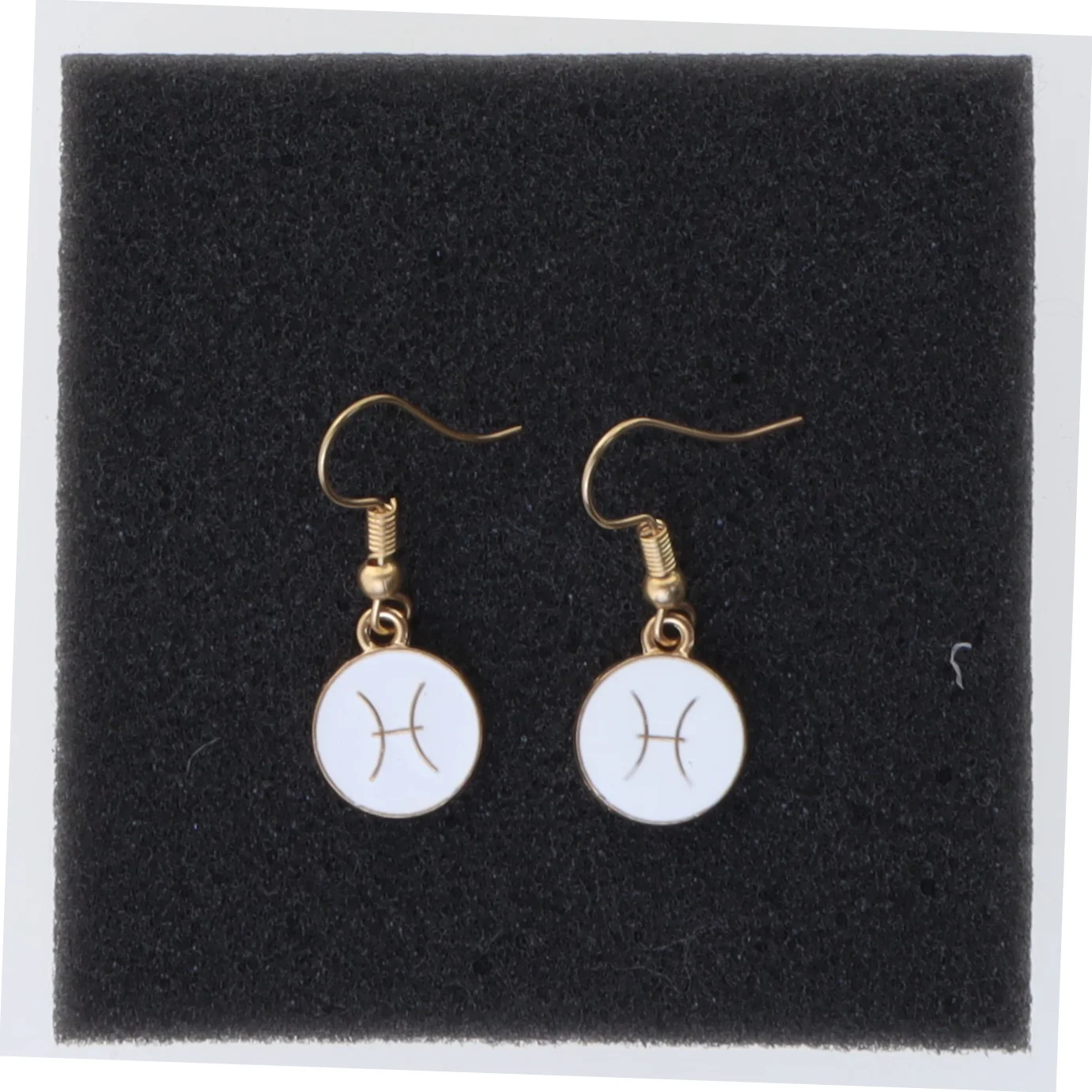 Fisken stjernetegn øreringe (str. Ø 14 mm)