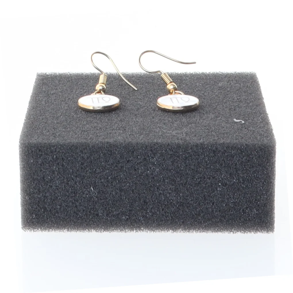 Øreringe med stjernetegn Jomfruen (str. Ø 14 mm)