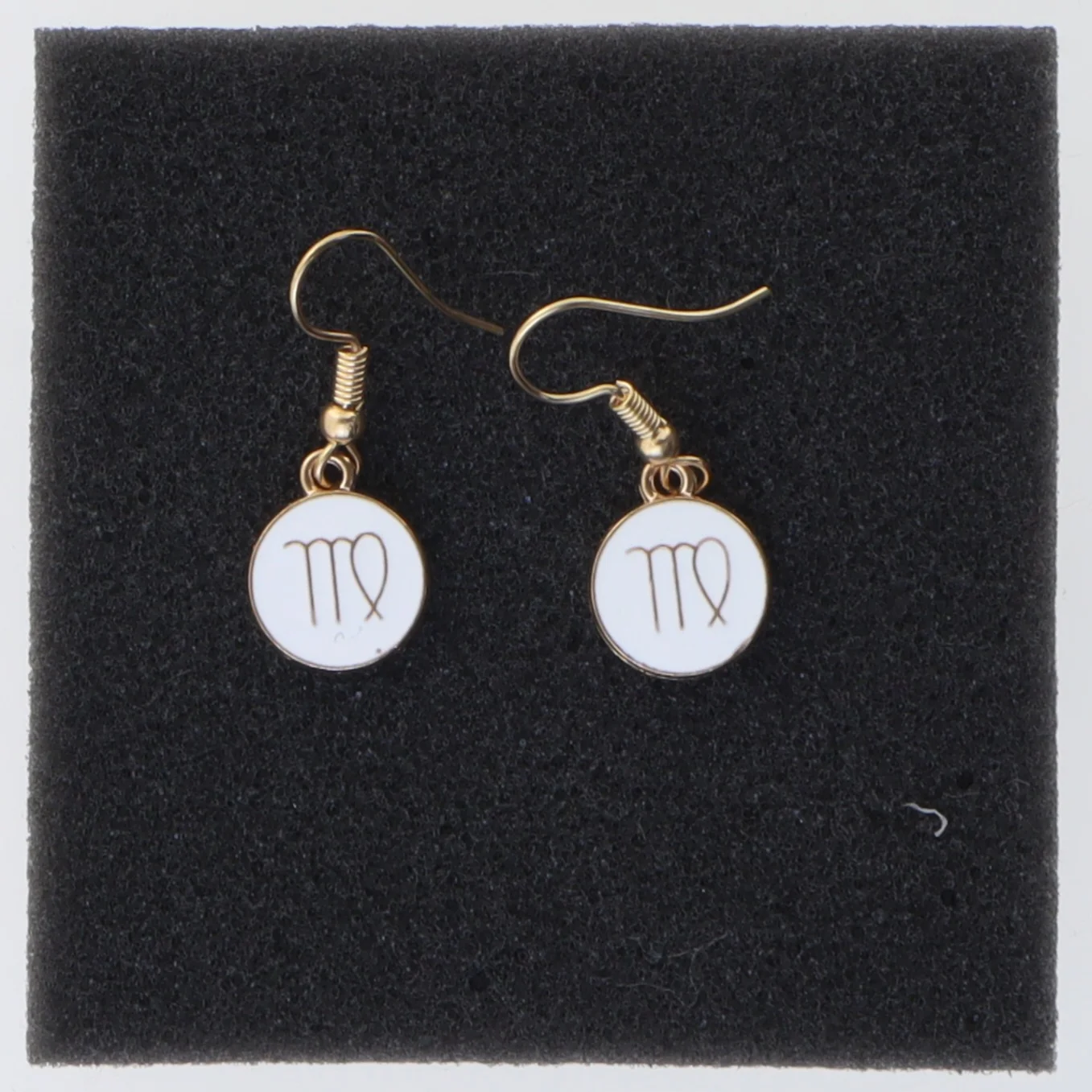 Øreringe med stjernetegn Jomfruen (str. Ø 14 mm)